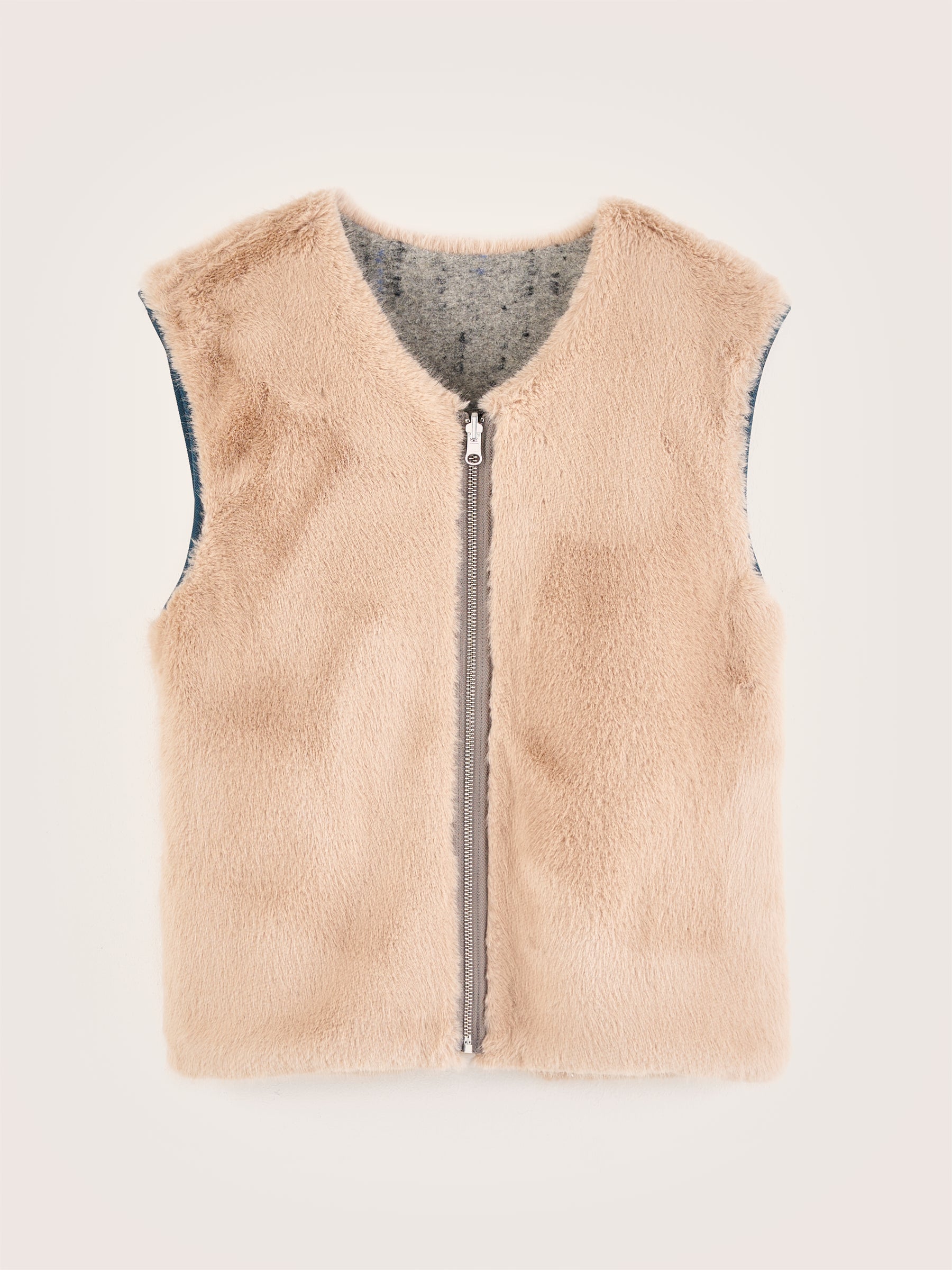 Hess sleeveless jacket (242 / W / H. GREY)