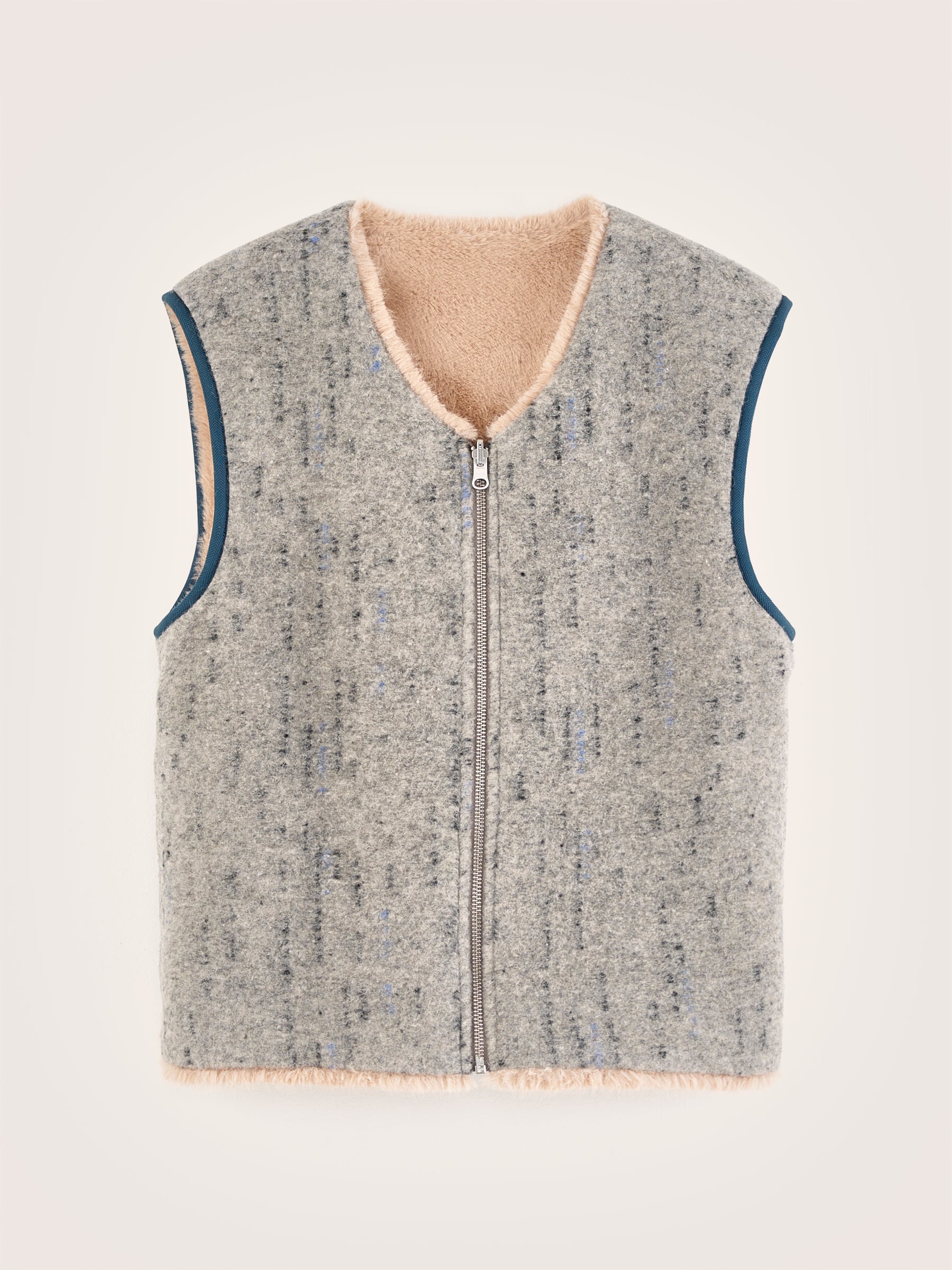 Hess sleeveless jacket (242 / W / H. GREY)