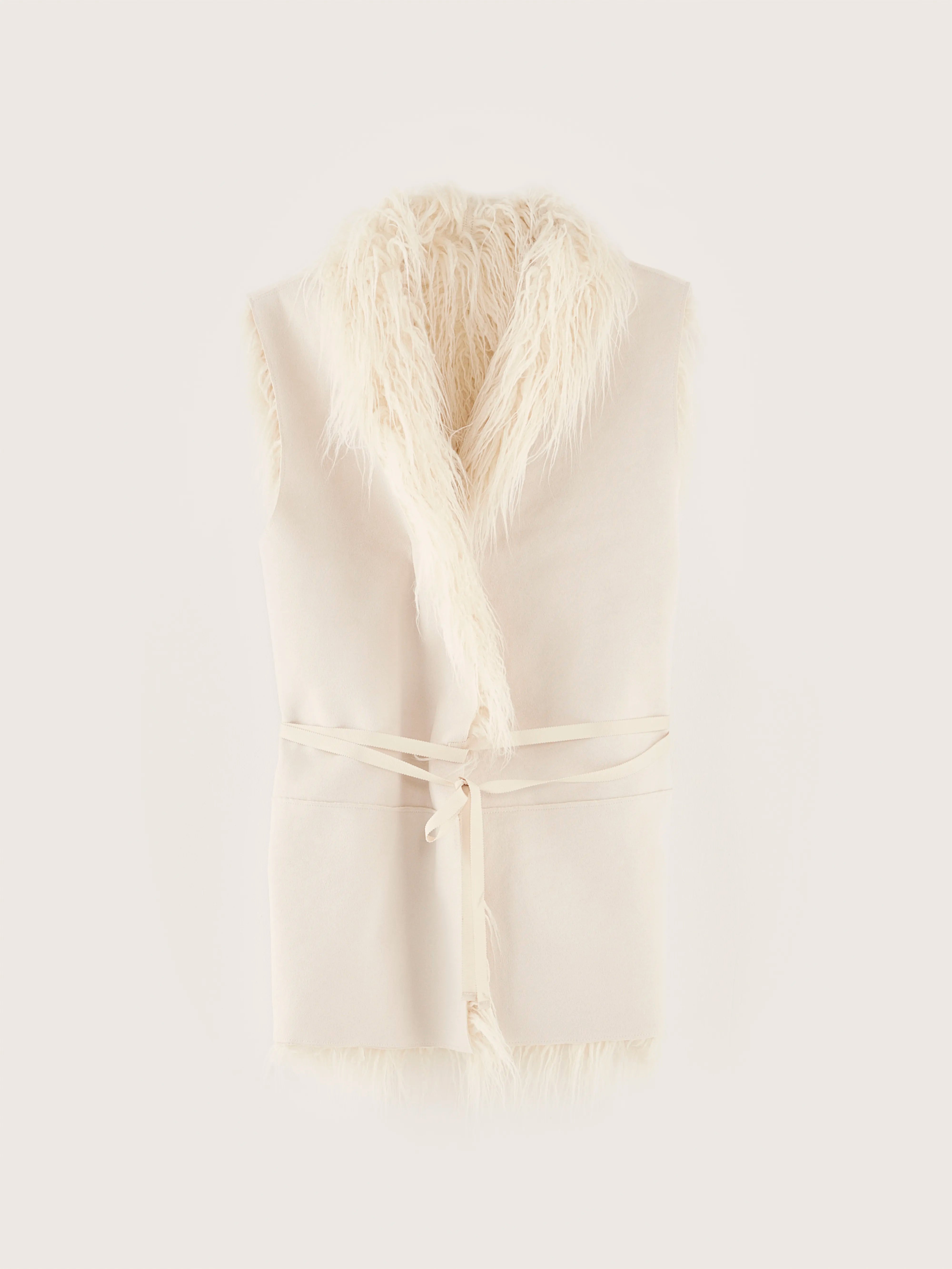 Jaden mouwlos vest (242 / W / CREAM)