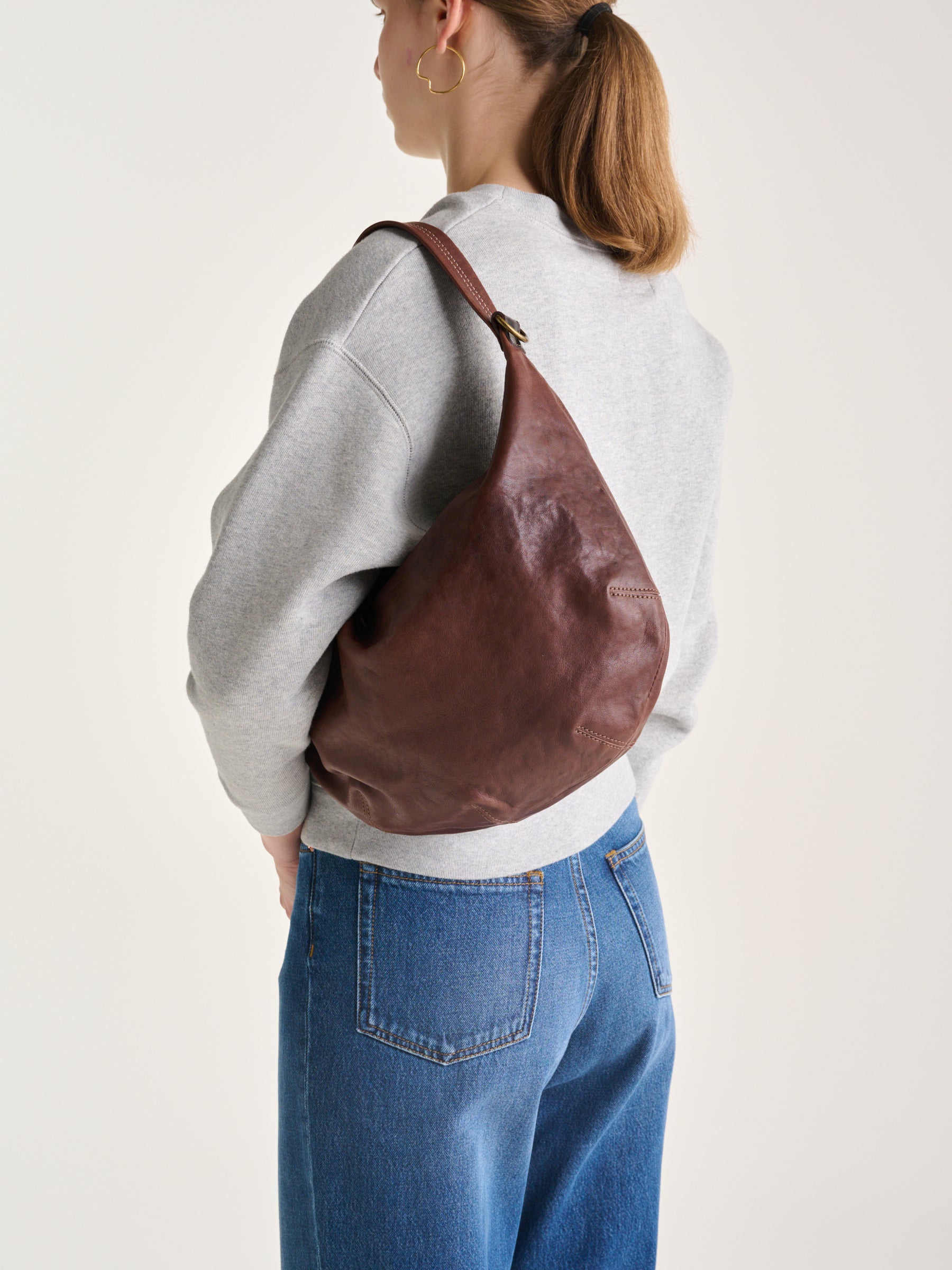 Souplex shoulder bag (242 / W / ECUREUIL)