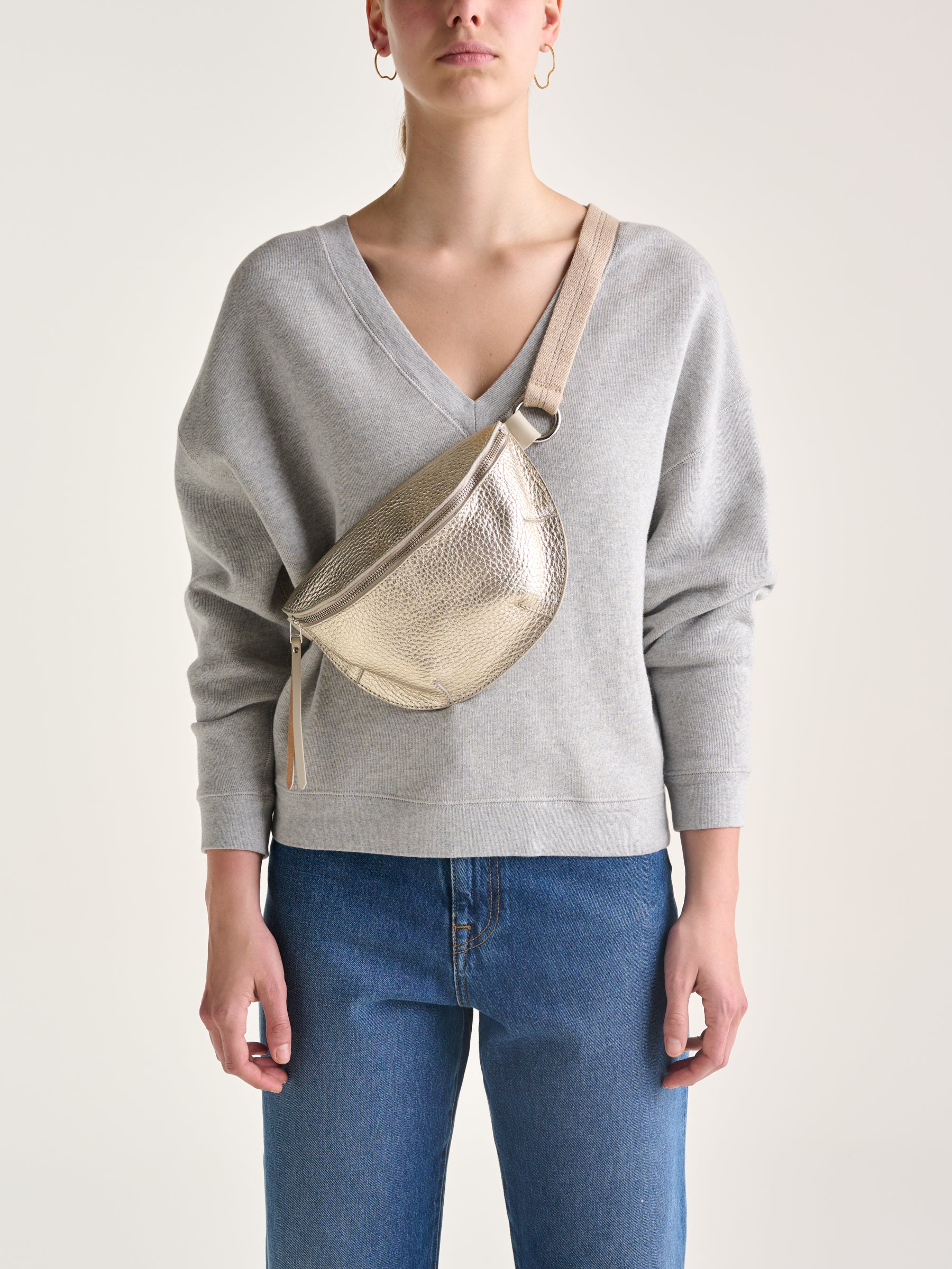 Sac Banane Rosie - Smoke grey Pour Femme | Bellerose