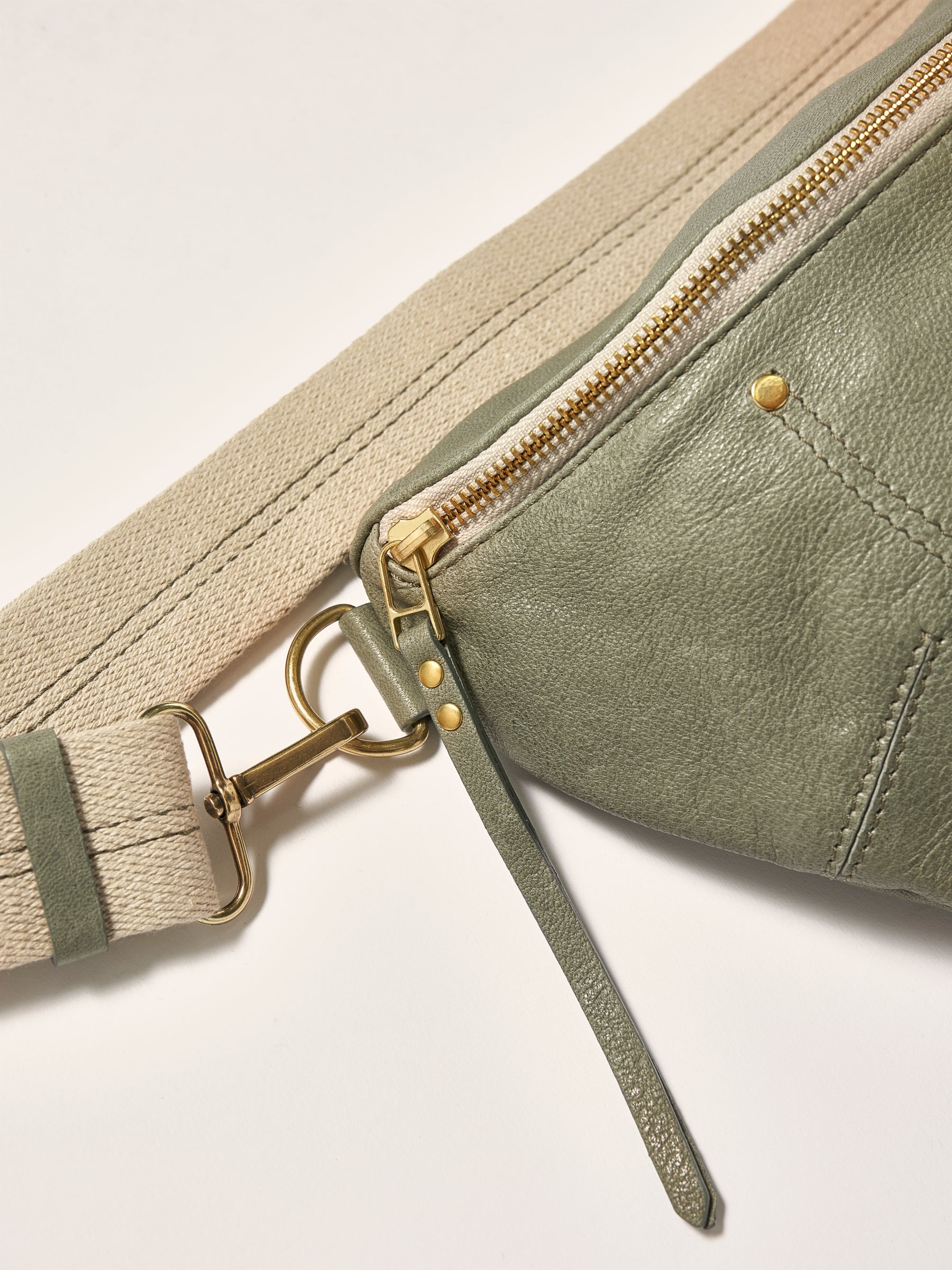 Sac Banane Souply - Dusty olive Pour Femme | Bellerose