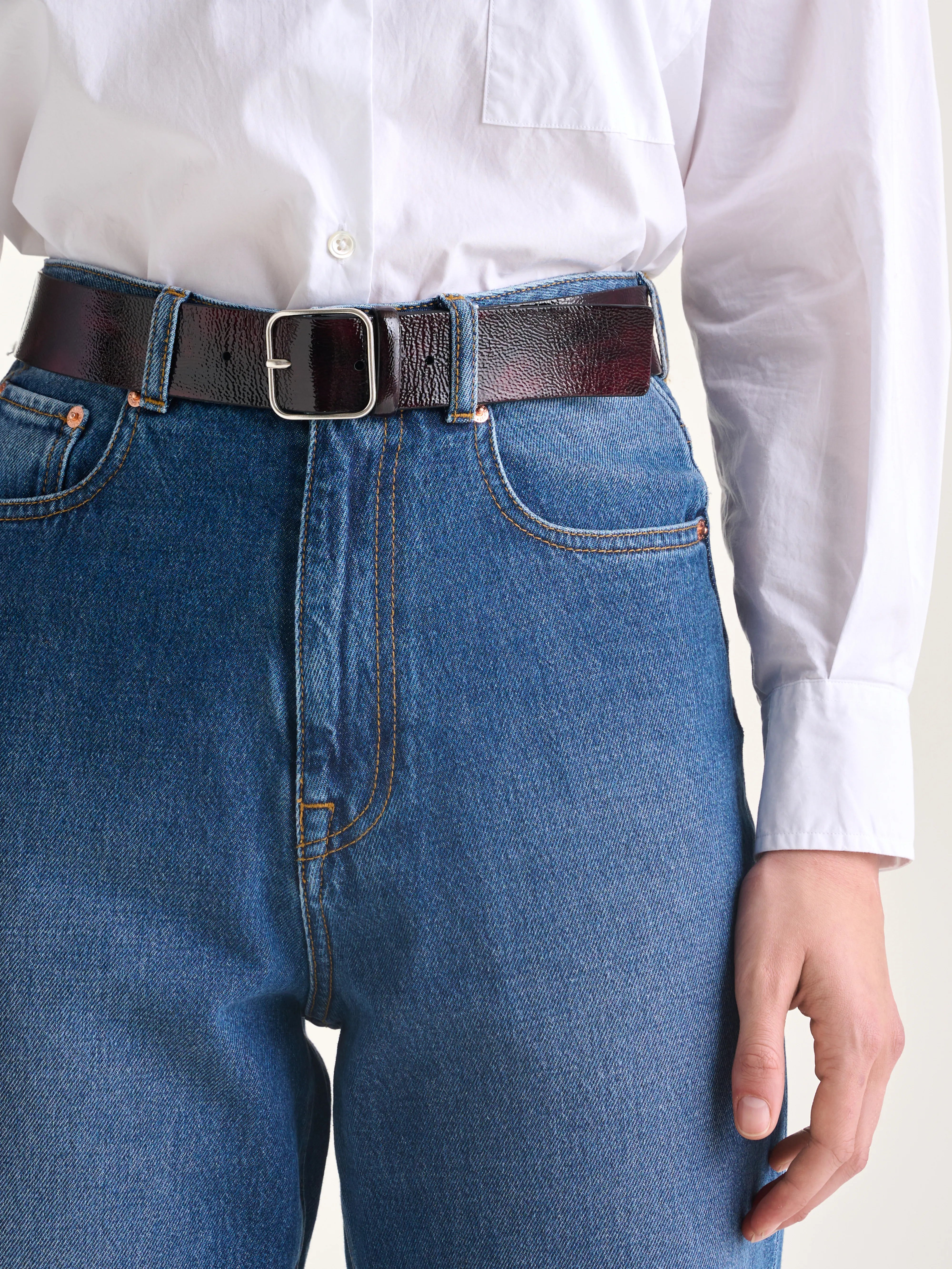 Senu Classic Belt - Dried tomato For Women | Bellerose