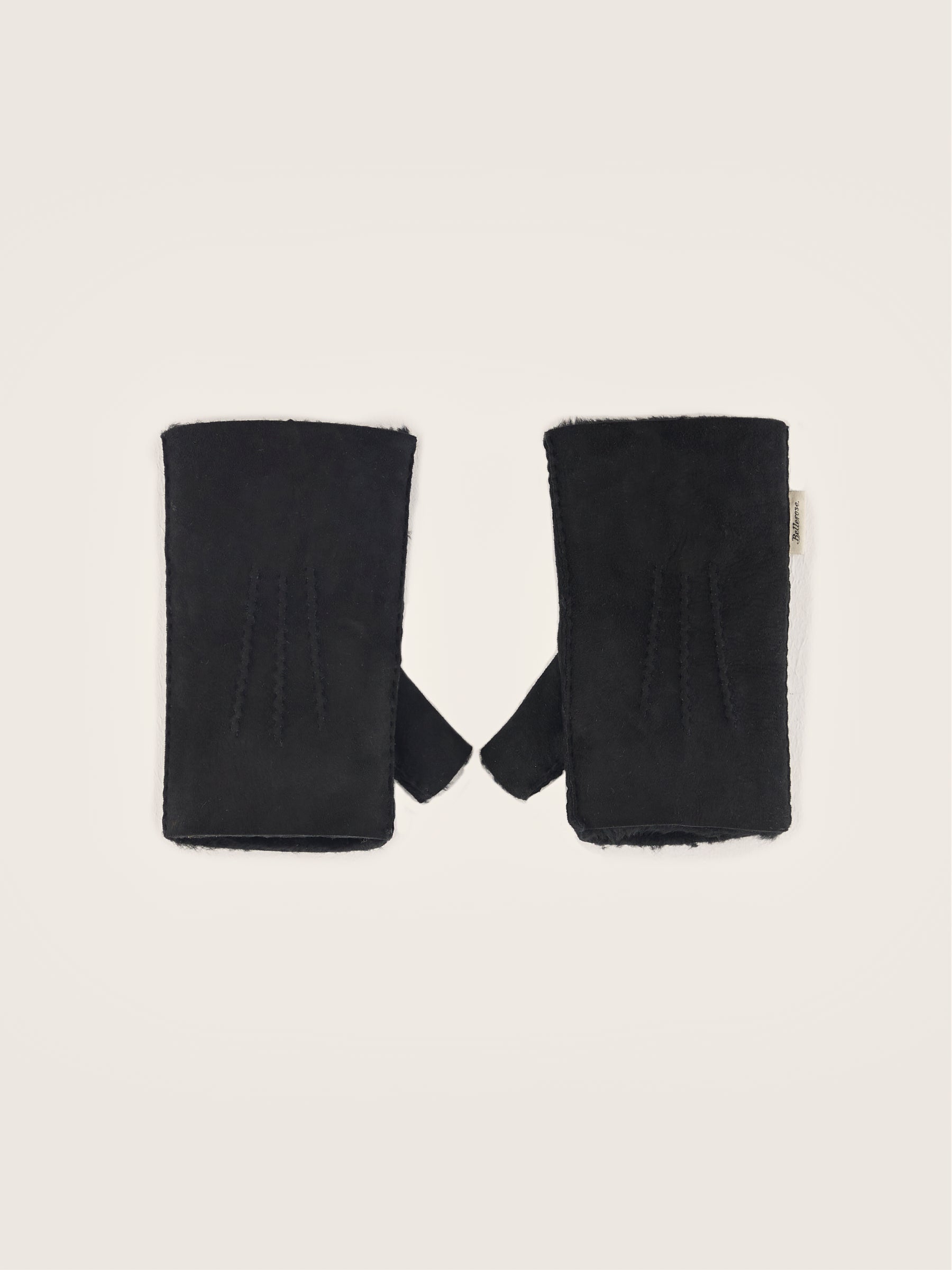 Manhok Leather Gloves - Black For Women | Bellerose