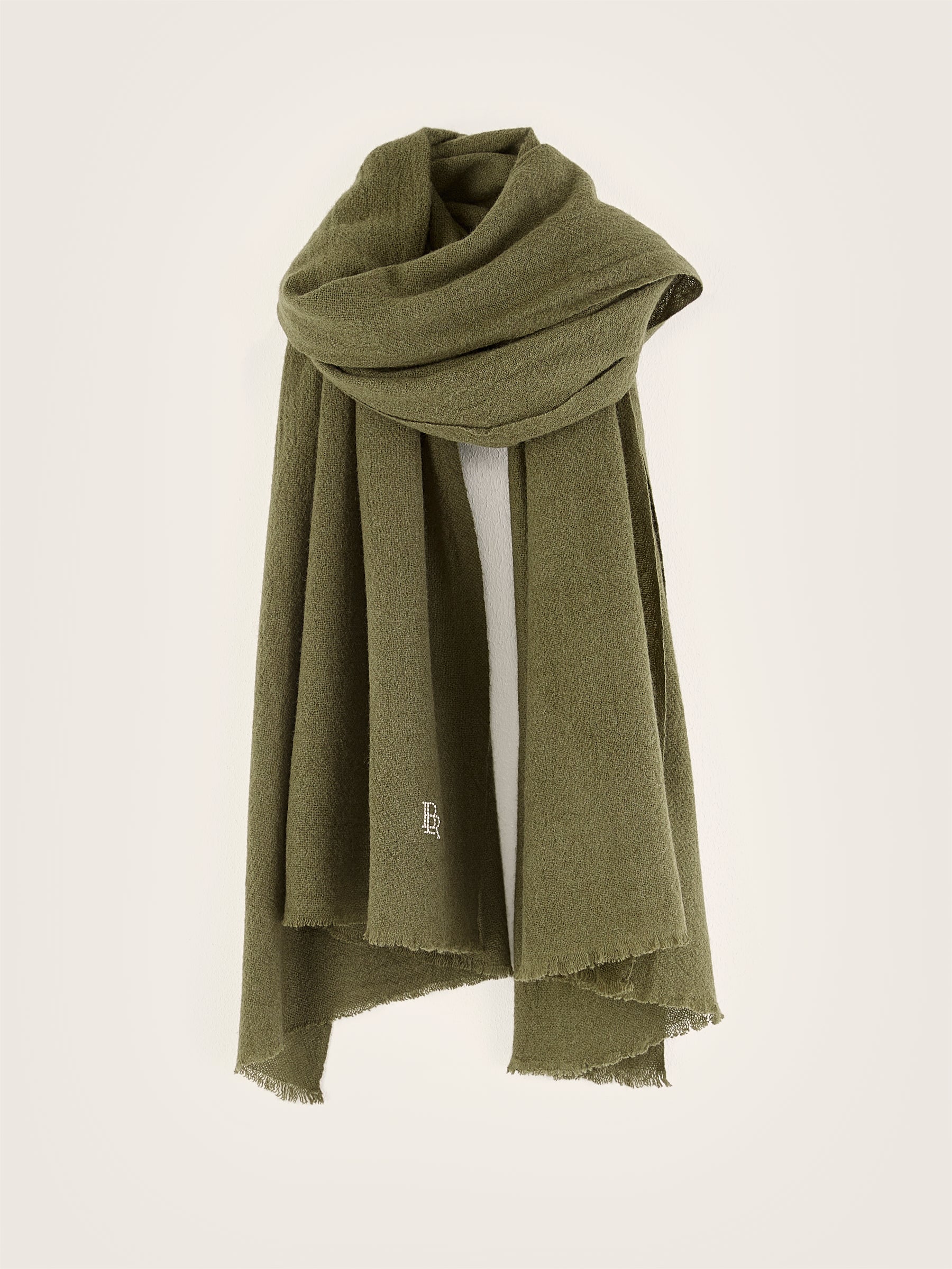 Rywo Woven Scarf - Military For Women | Bellerose