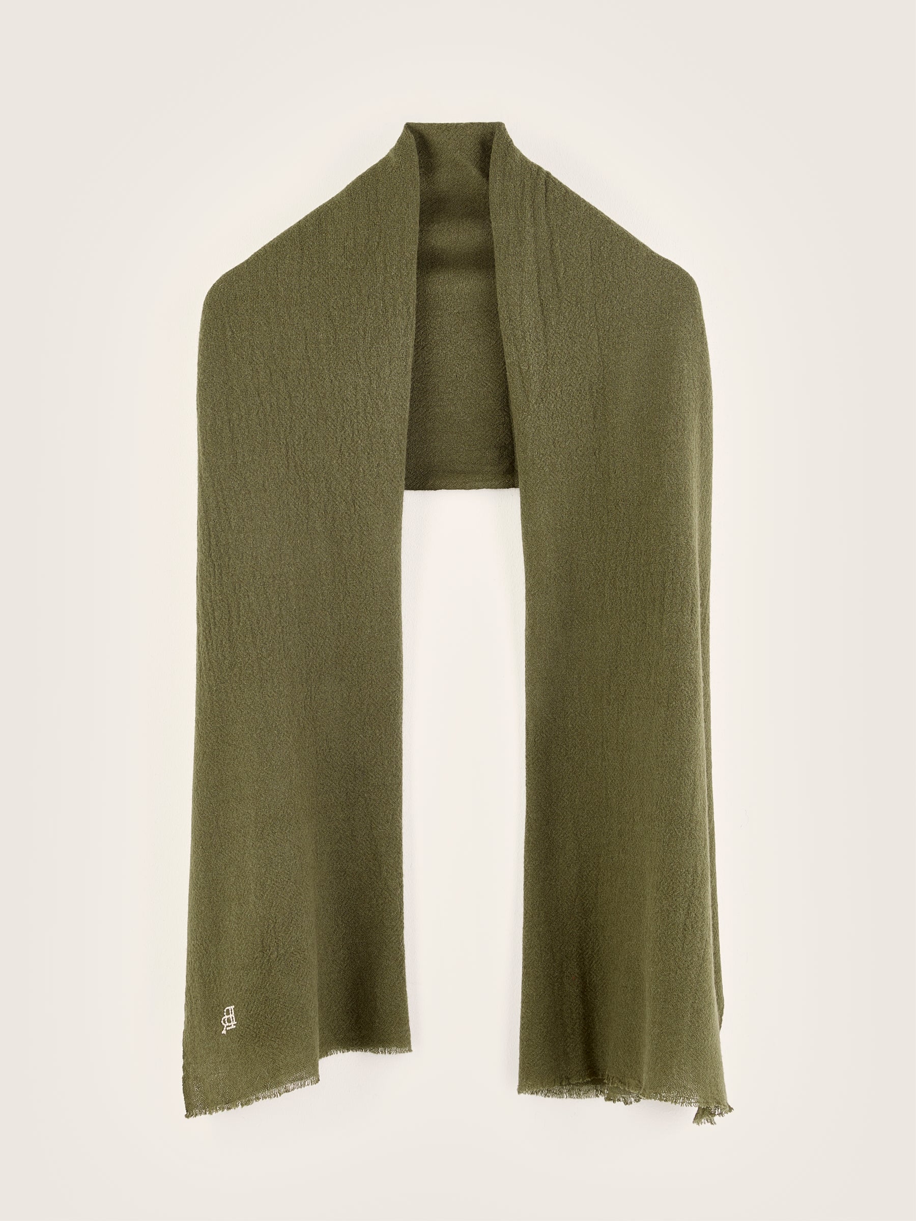 Rywo Woven Scarf - Military For Women | Bellerose