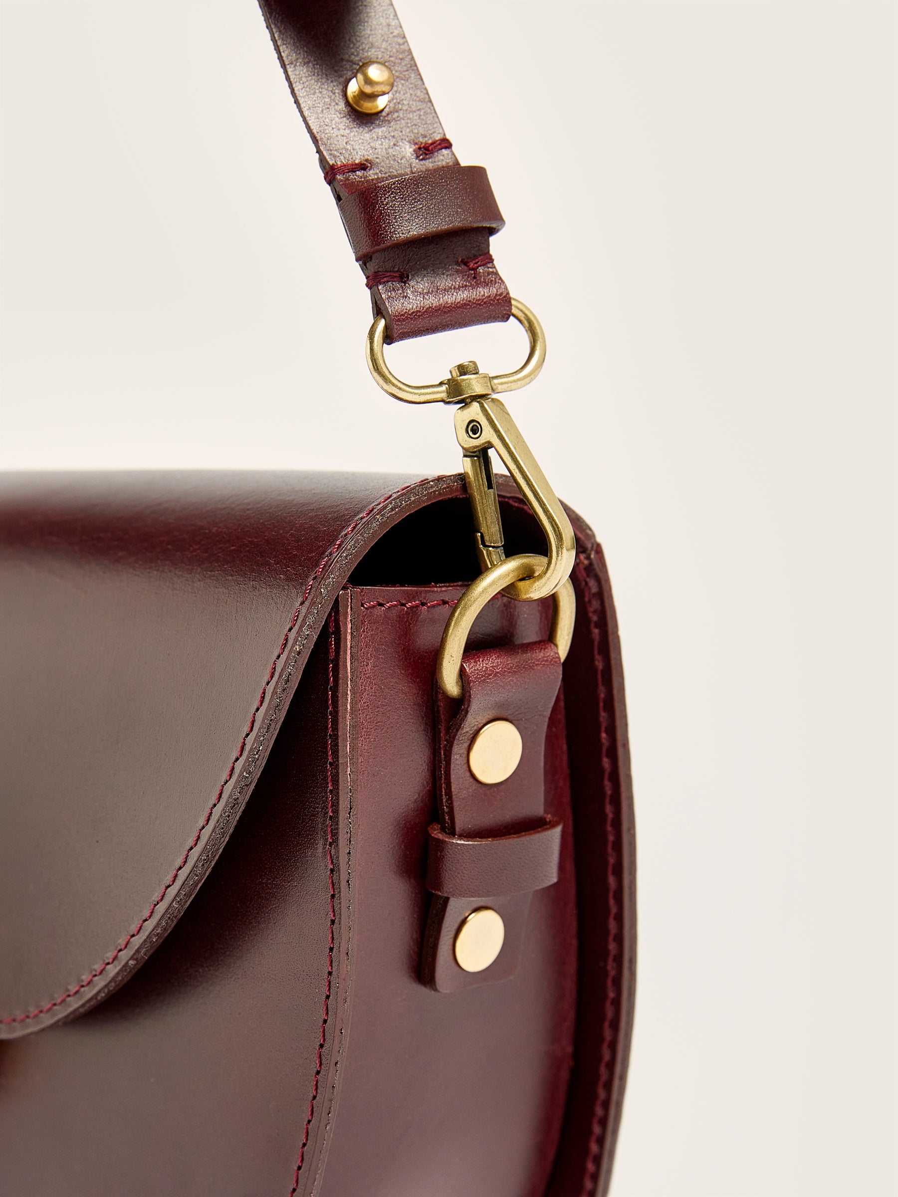 Sico Shoulder Bag - Bordeaux For Women | Bellerose