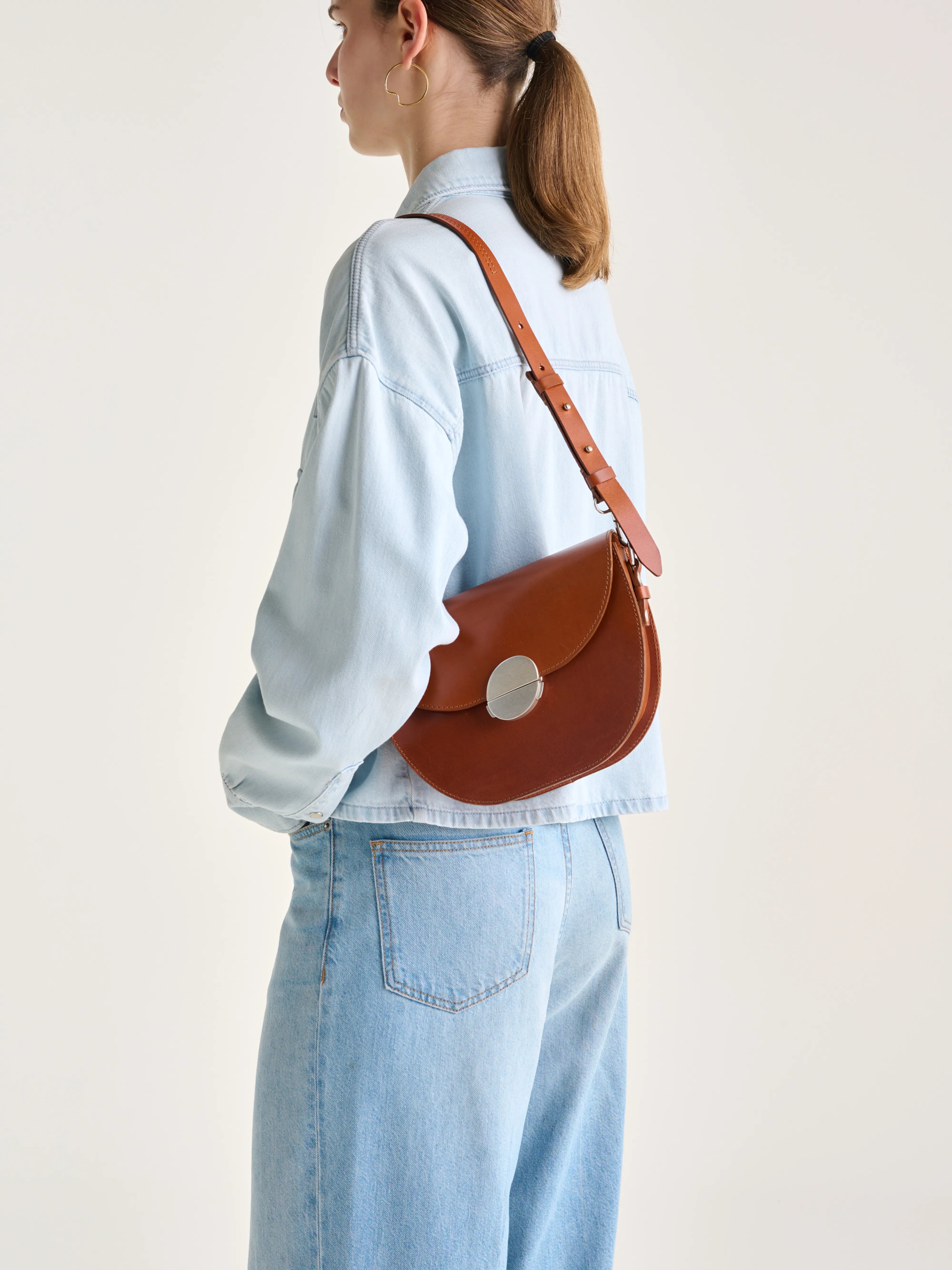 Sac À Bandoulière Sico - Cognac Pour Femme | Bellerose