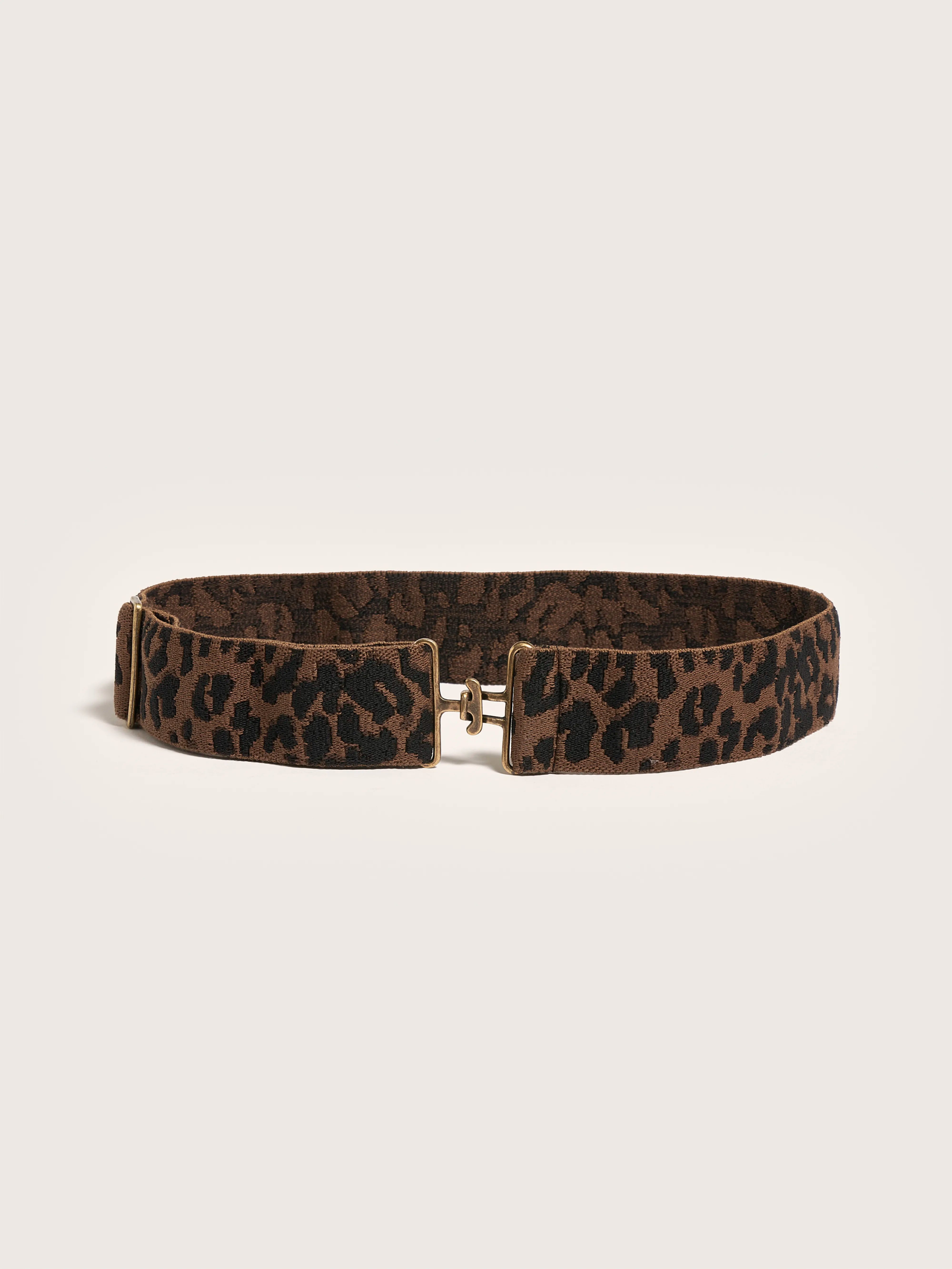 Vesk Elastische Riem - Coffee Voor Dames | Bellerose