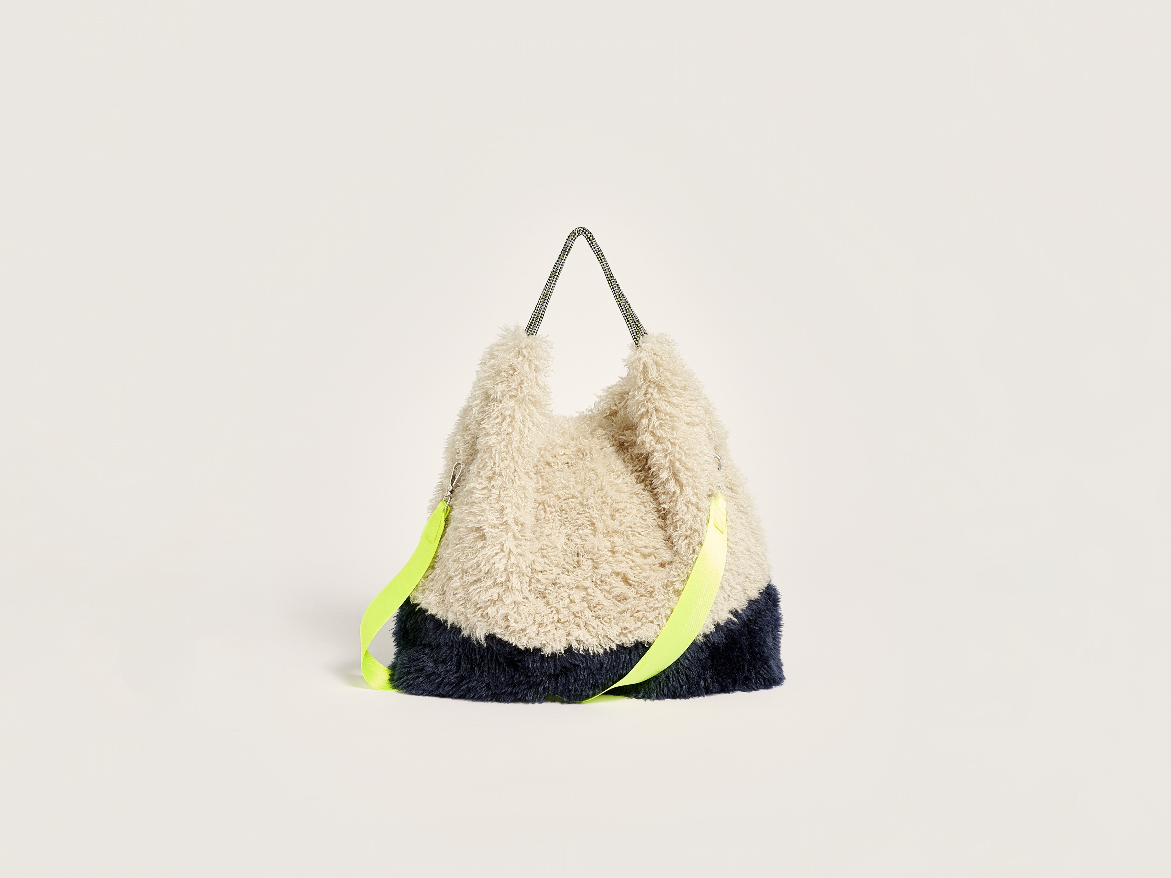 Helado Shoulder Bag - Cream / Naval For Women | Bellerose