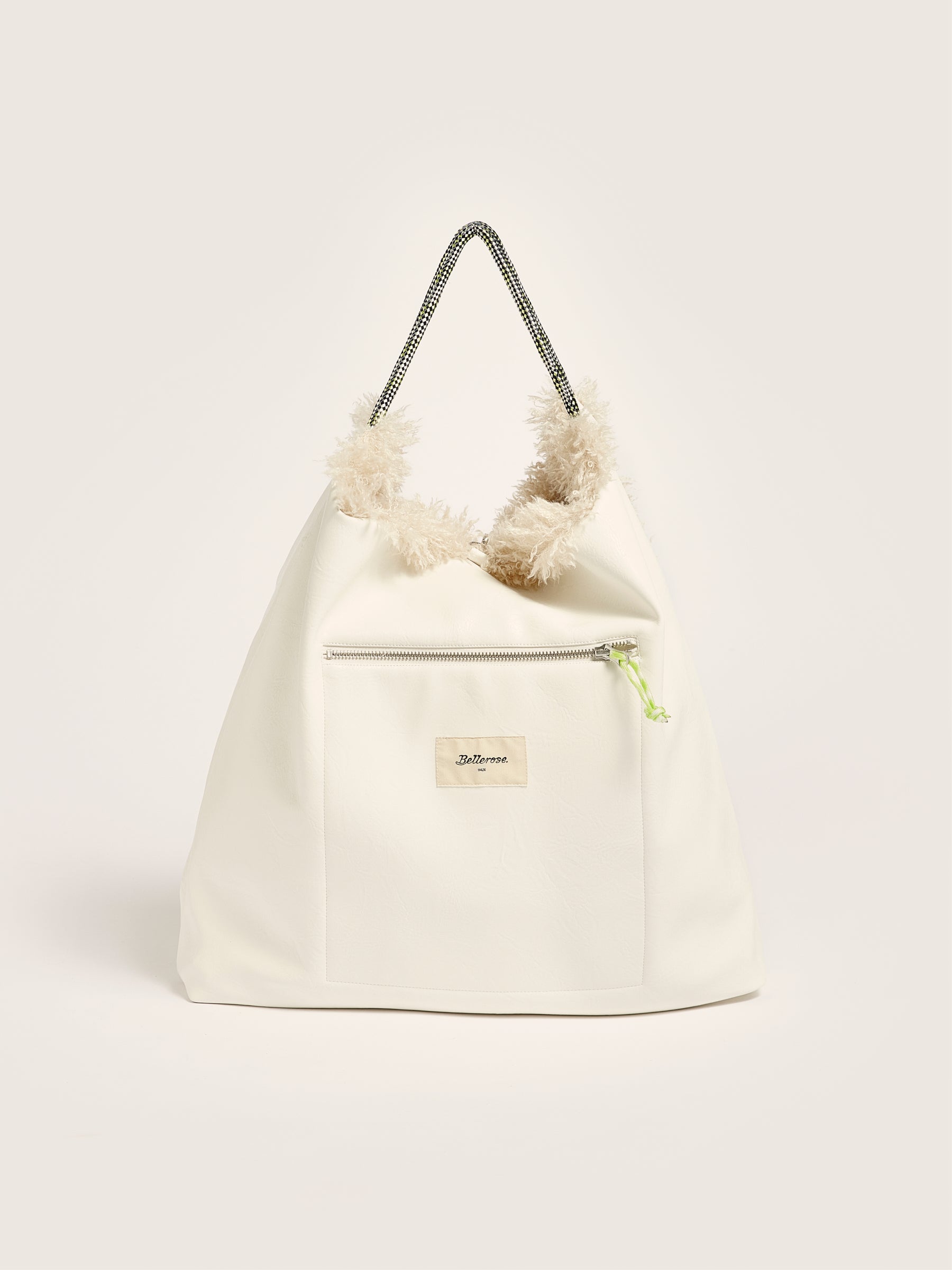 Helado Shoulder Bag - Cream / Naval For Women | Bellerose