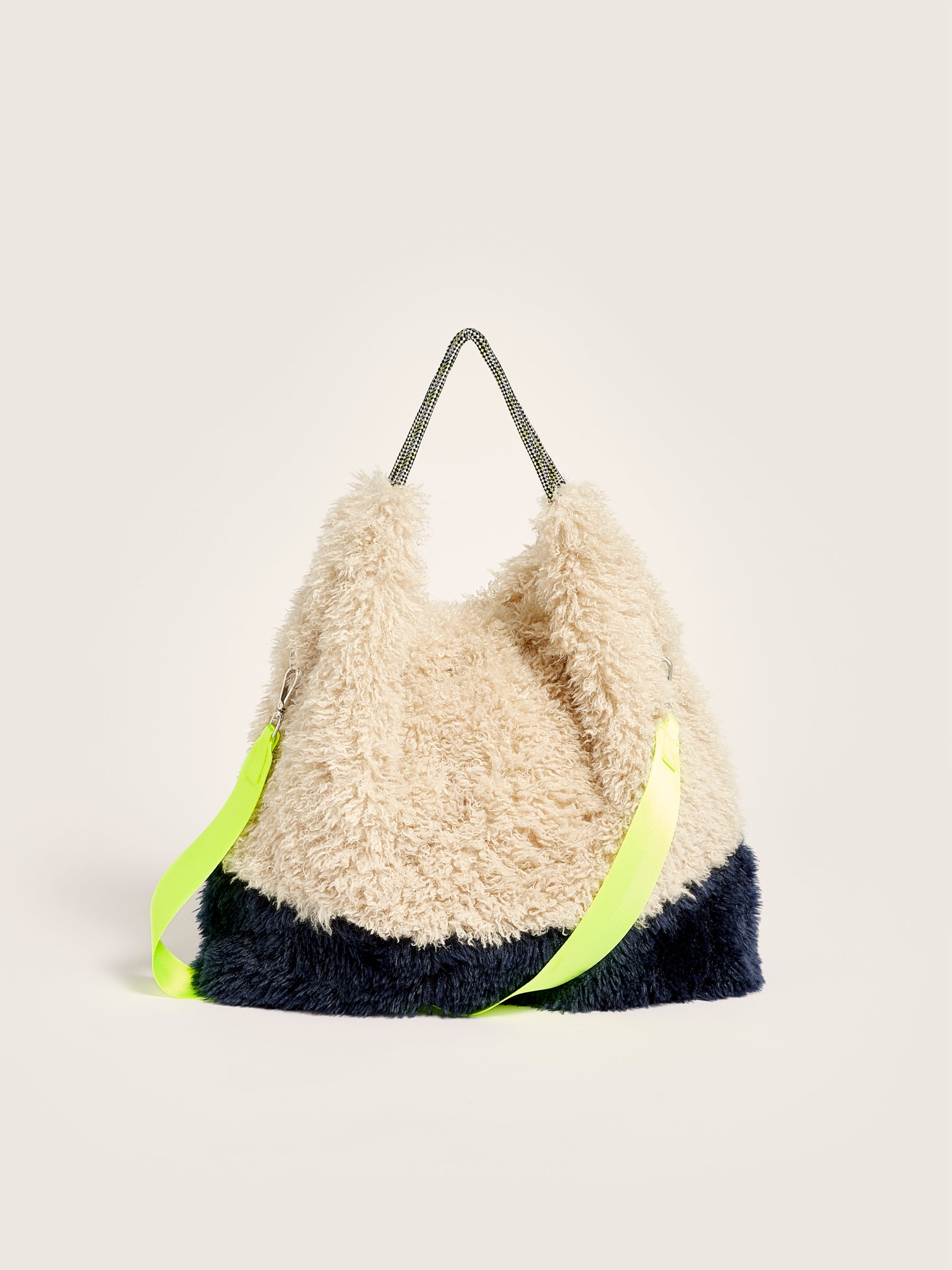 Helado Shoulder Bag - Cream / Naval For Women | Bellerose