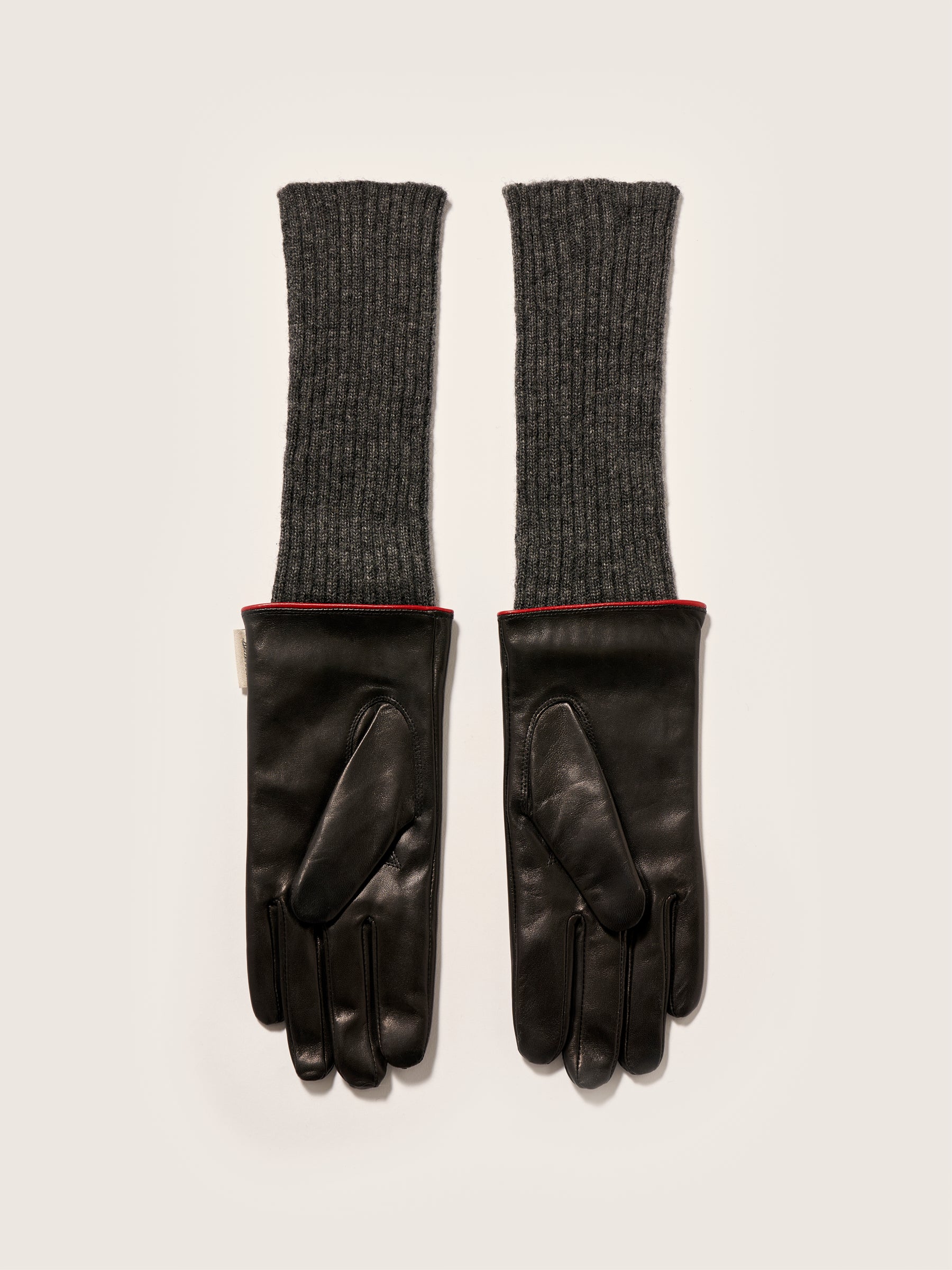 Gants En Cuir Gia - Black Pour Femme | Bellerose