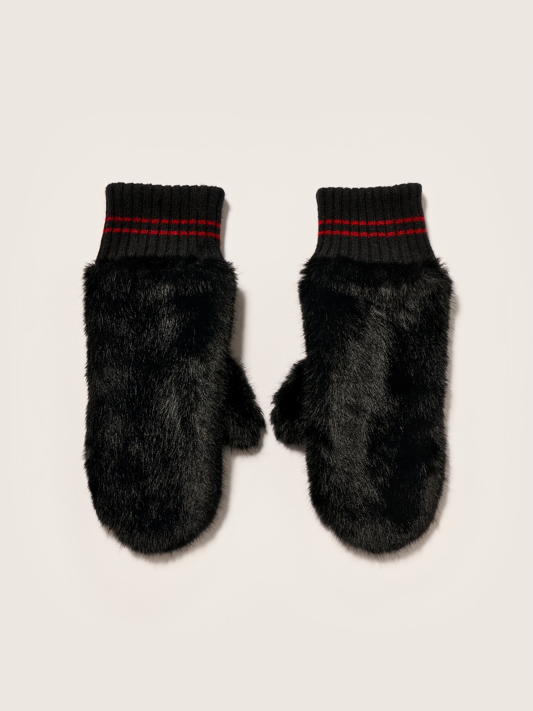 Madina mittens (242 / W / BLACK BEAUTY)