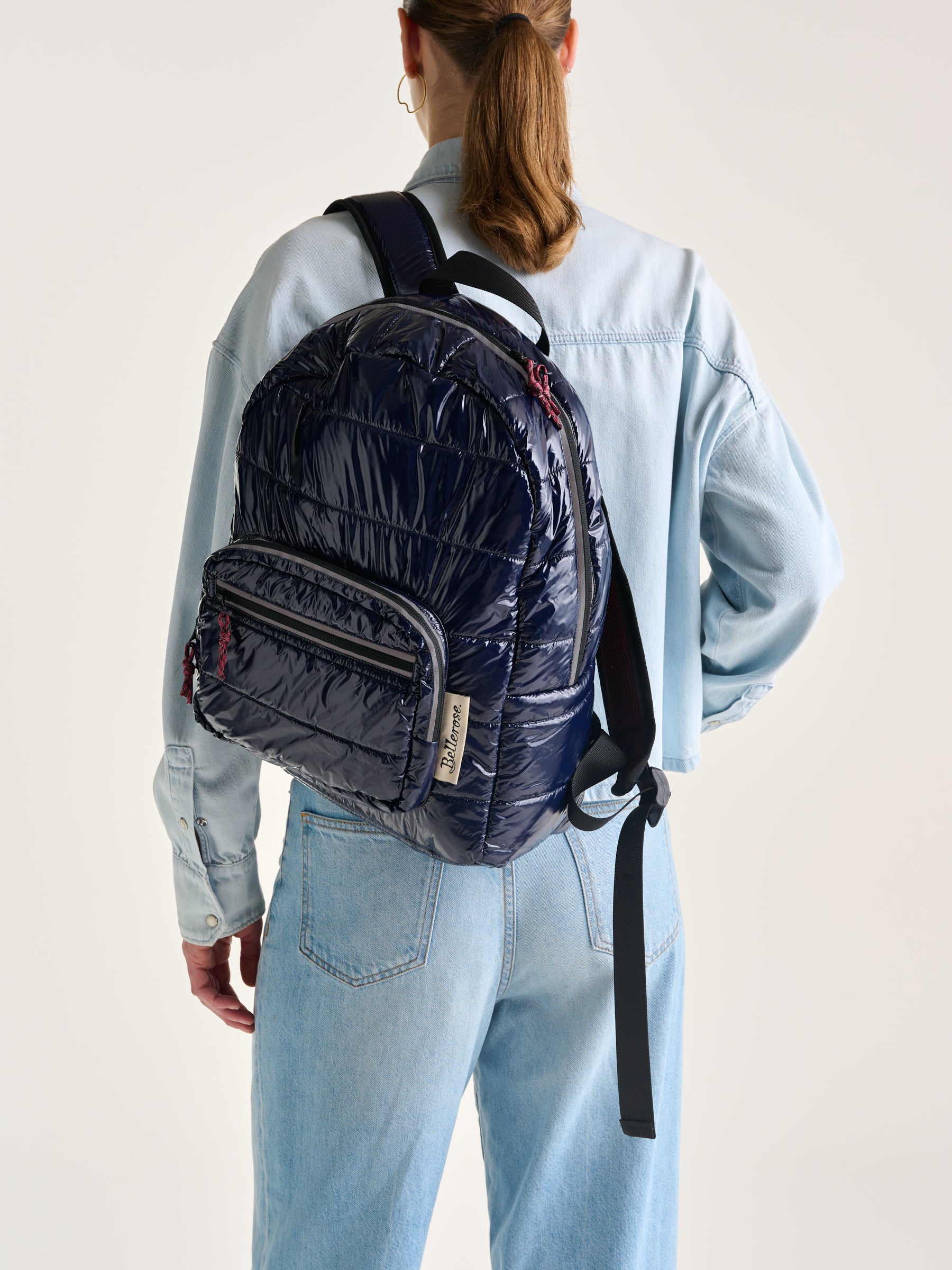 Jobdos Quilted Backpack - Naval For Women | Bellerose