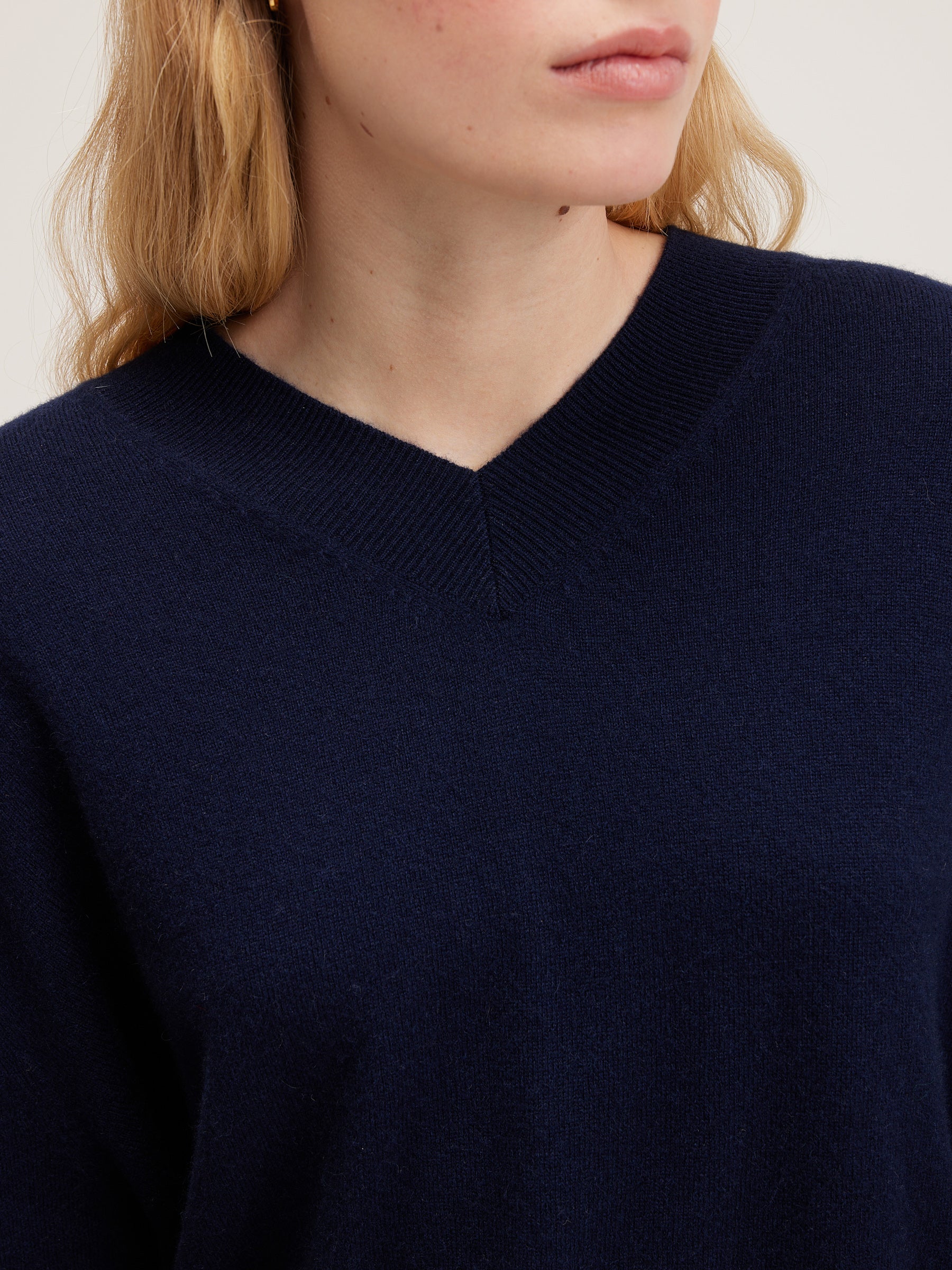 Slax Cashmere Sweater - Navy For Women | Bellerose