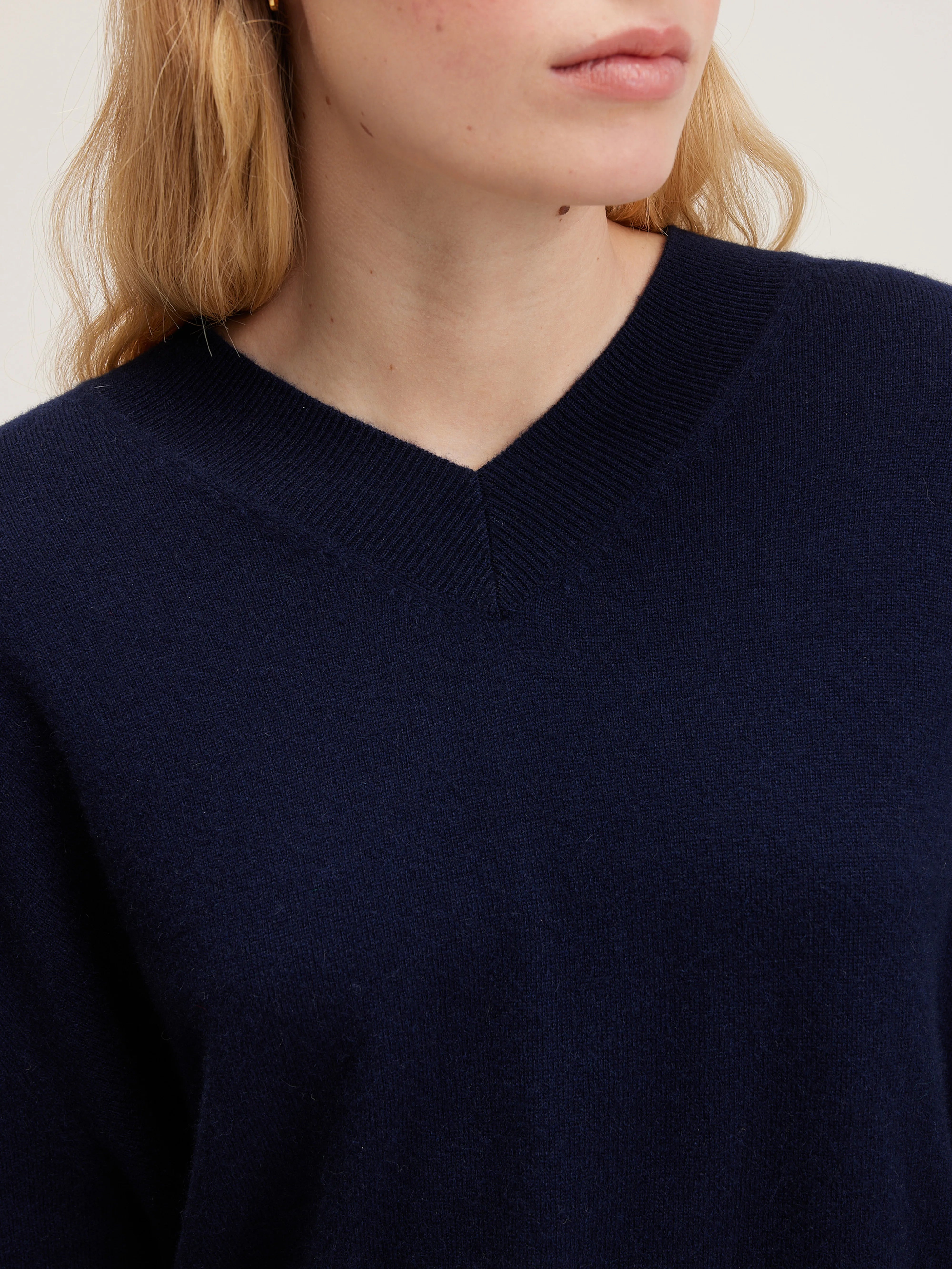 Pull en cachemire Slax (242 / W / NAVY)