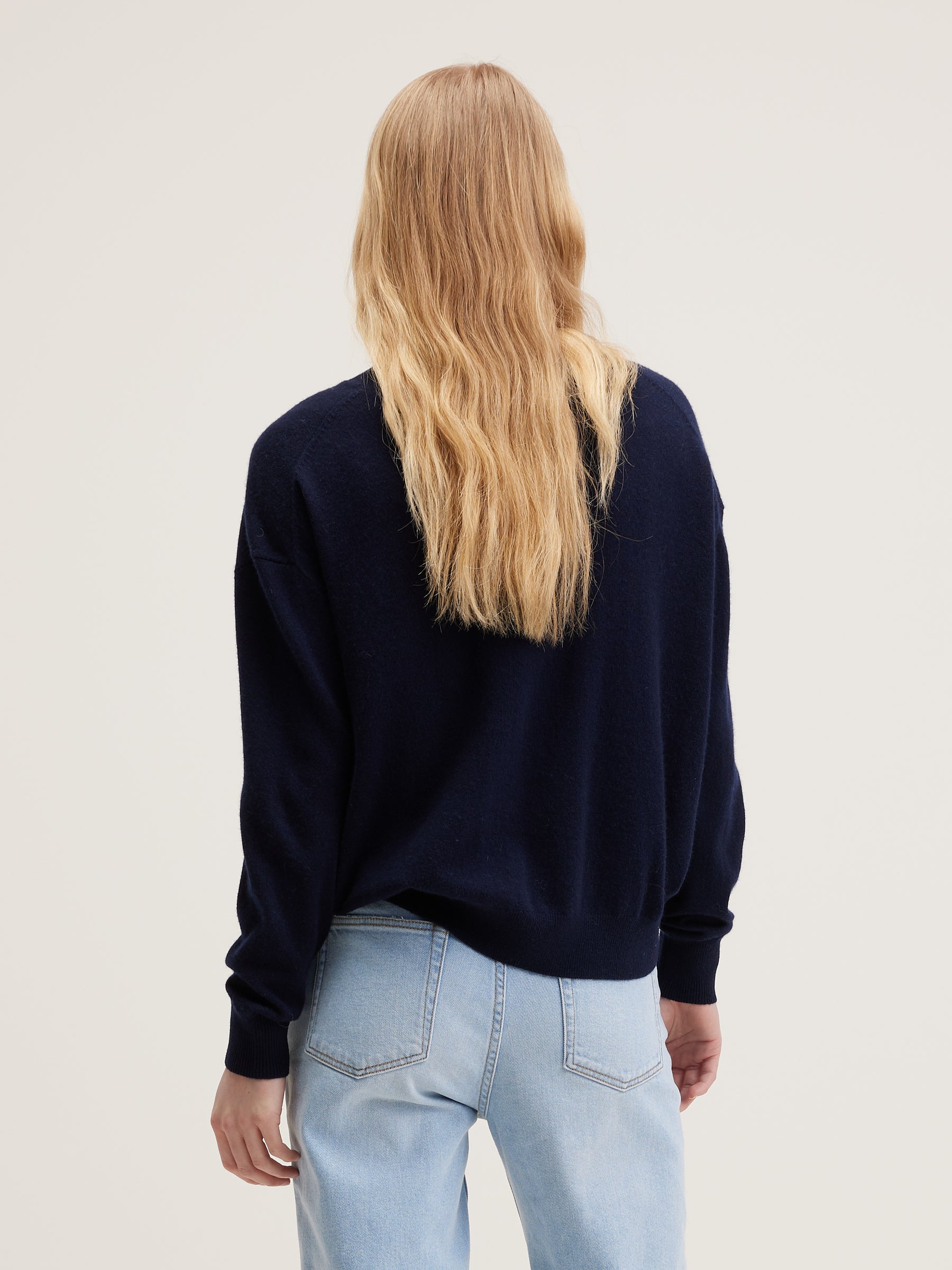 Slax Cashmere Sweater - Navy For Women | Bellerose