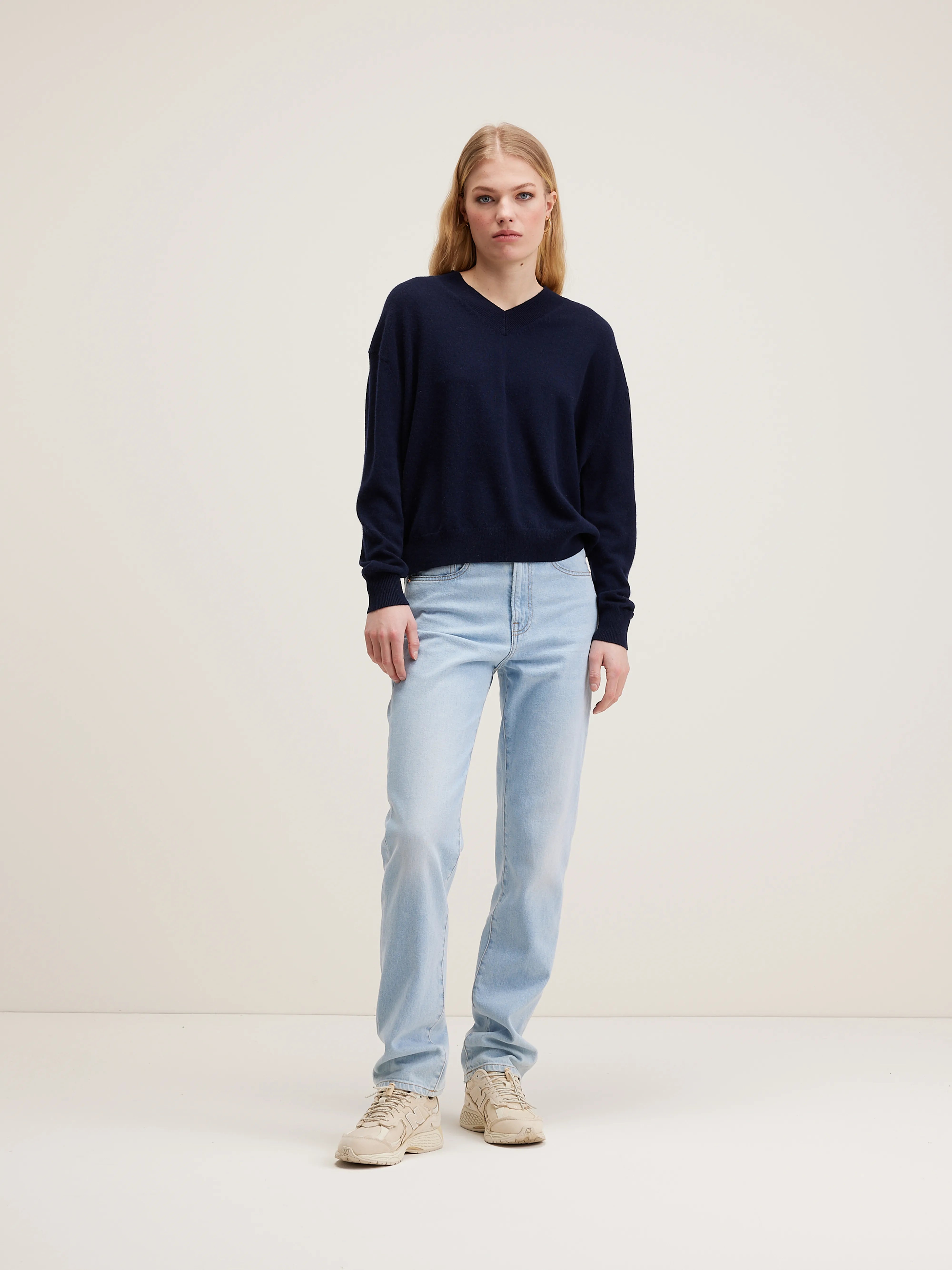 Slax cashmere sweater (242 / W / NAVY)