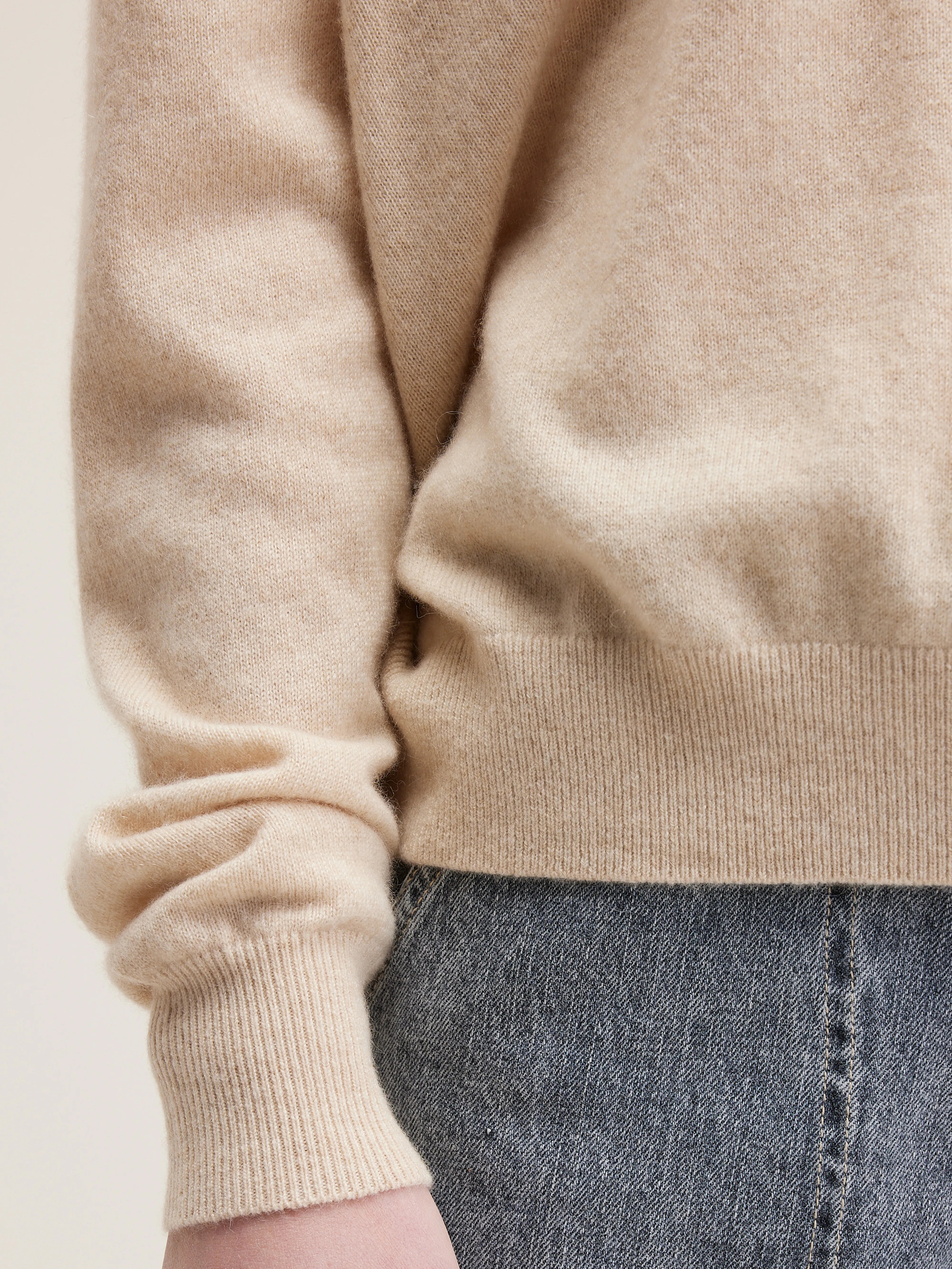 Slax cashmere sweater (242 / W / OATMEAL)