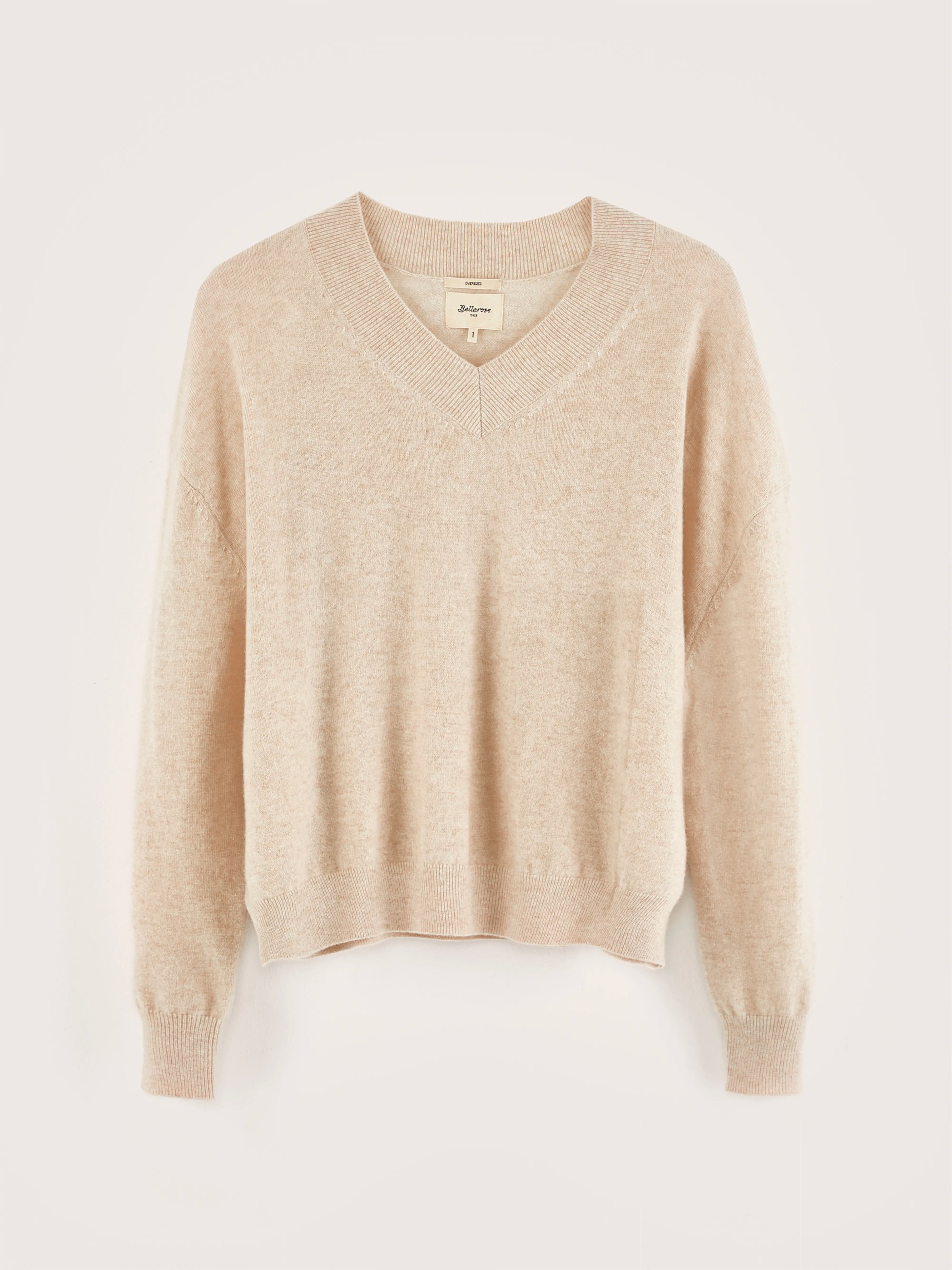 Slax cashmere sweater (242 / W / OATMEAL)