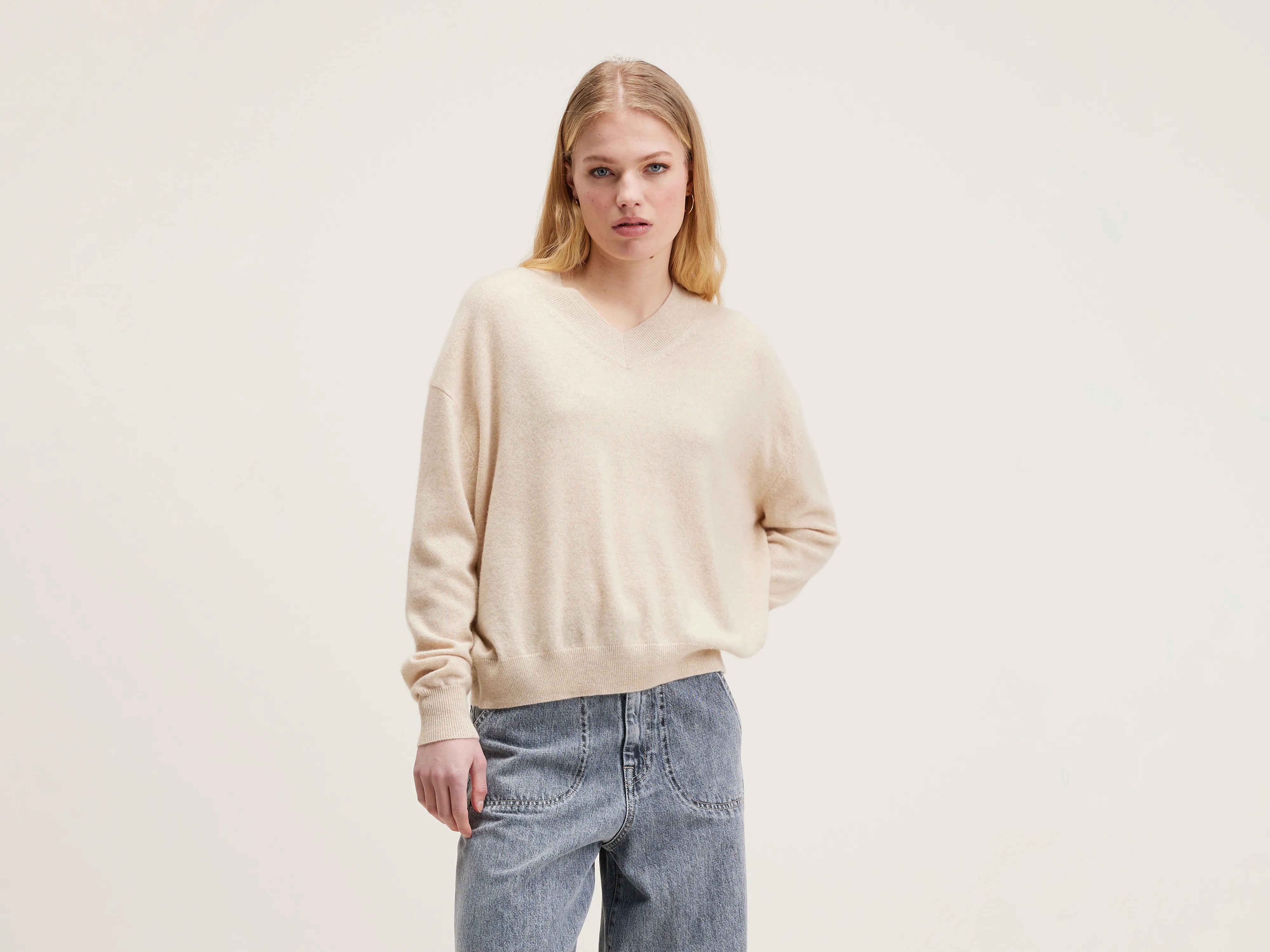 Pull en cachemire Slax (242 / W / OATMEAL)