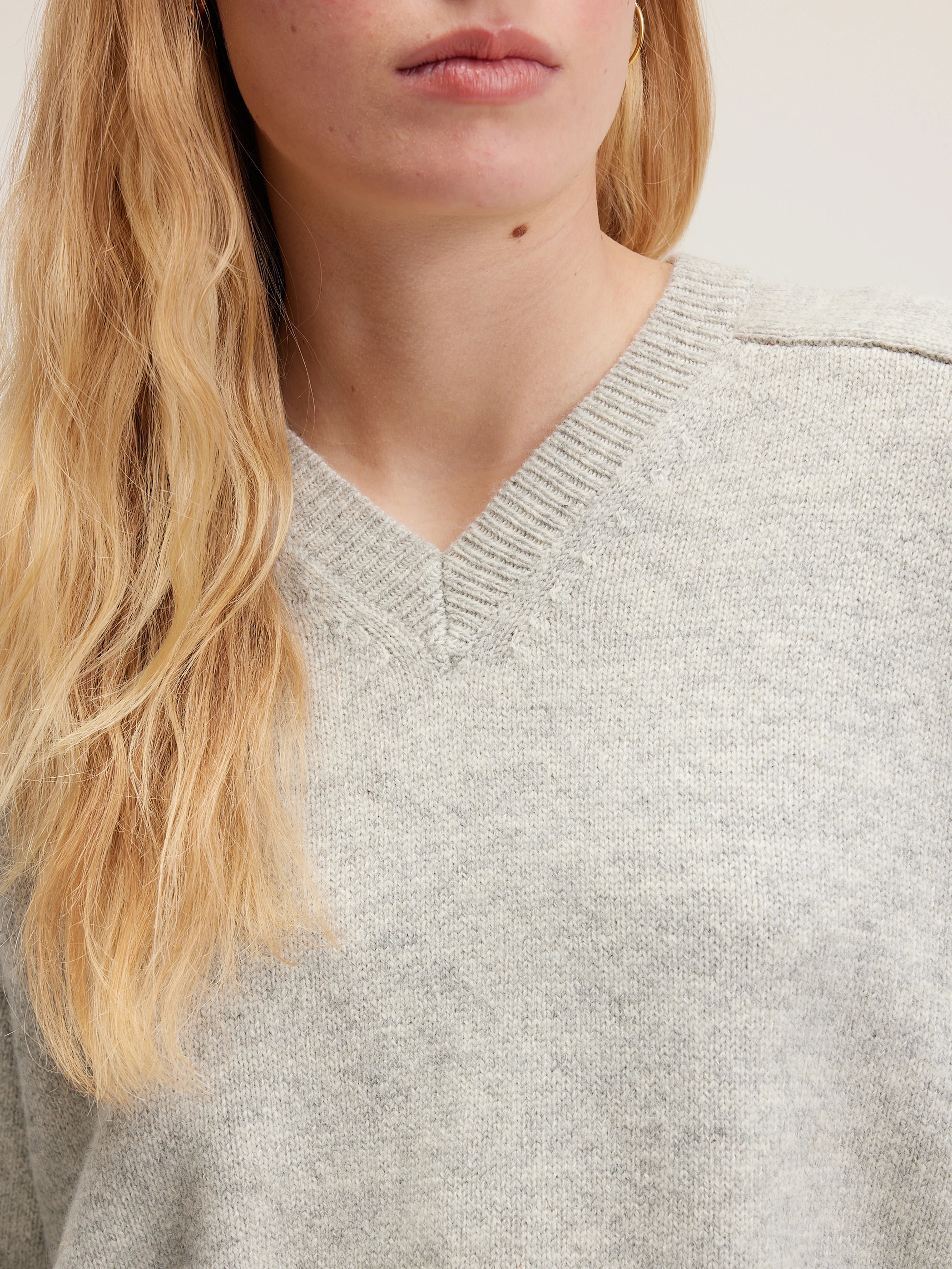 Gador Boxy Sweater - Oyster For Women | Bellerose