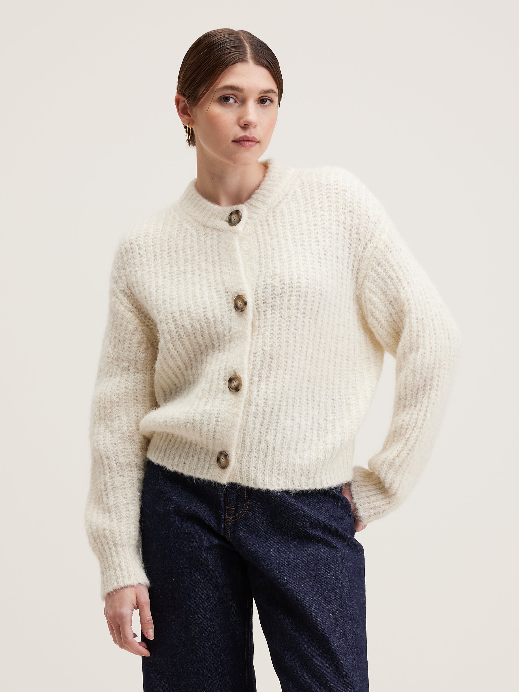 Adyka Rib-knit Cardigan - Whisper For Women | Bellerose