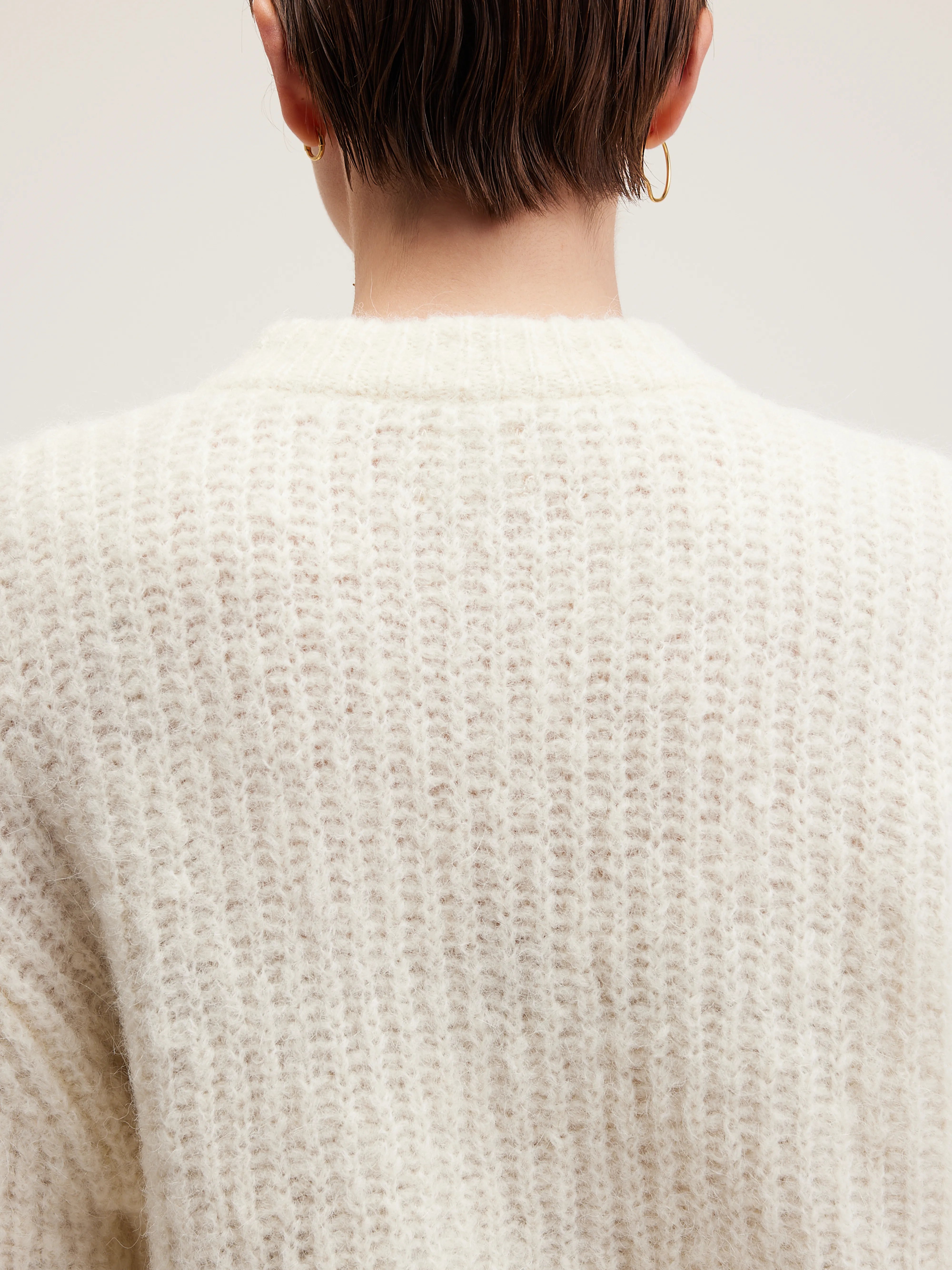 Adyka rib-knit cardigan (242 / W / WHISPER)