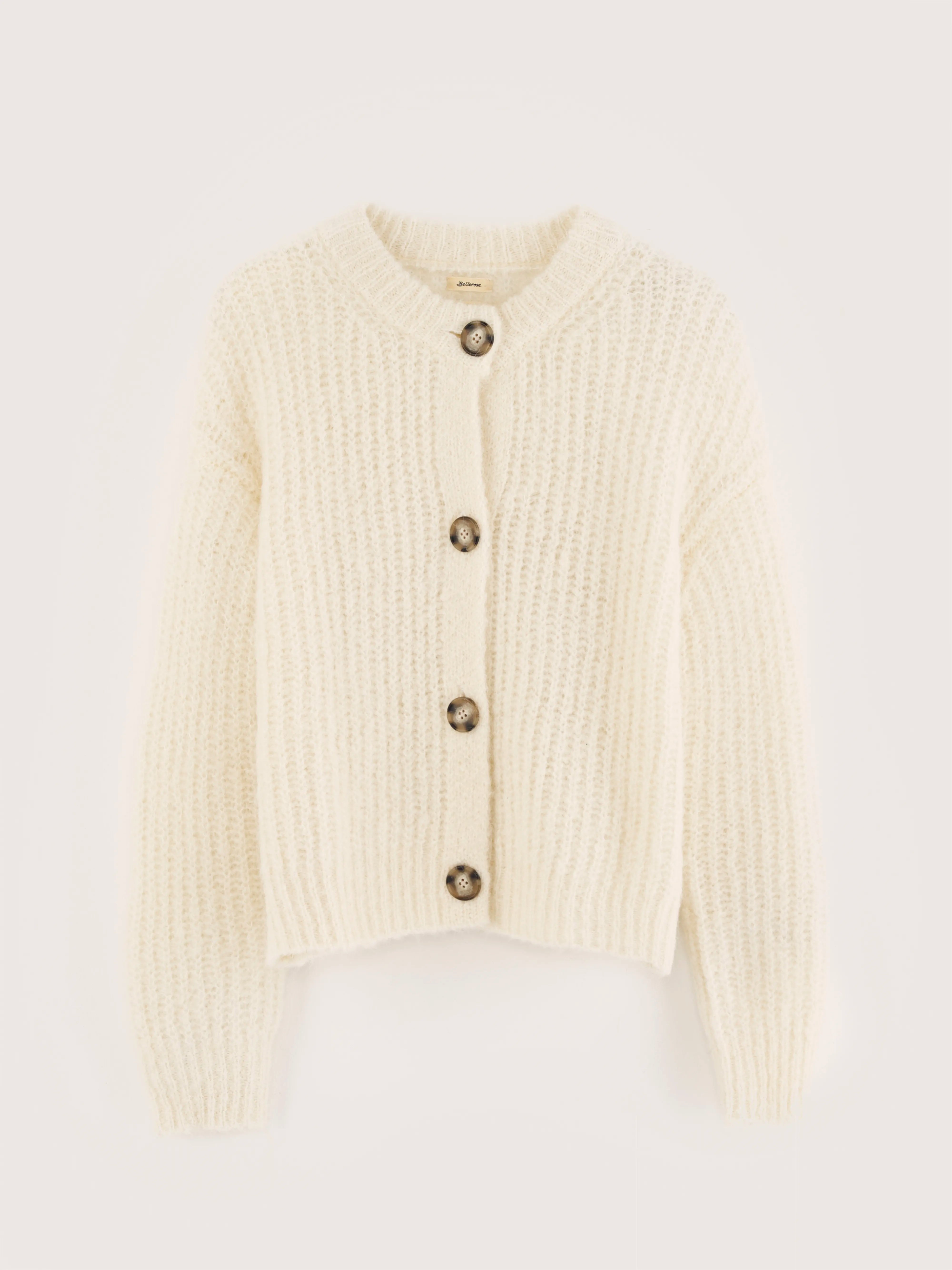 Adyka rib-knit cardigan (242 / W / WHISPER)