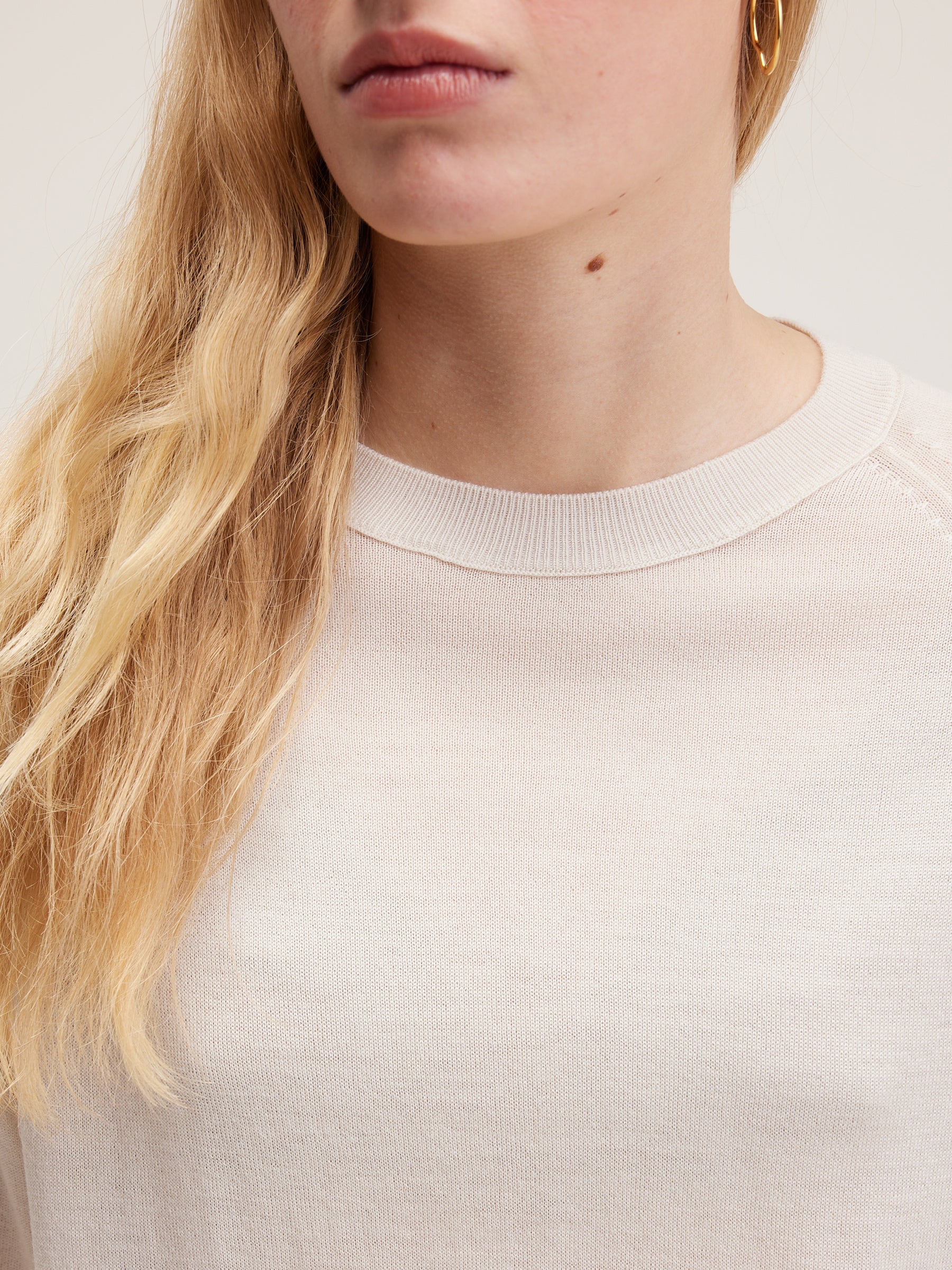 Delen Classic Sweater - Ivory For Women | Bellerose