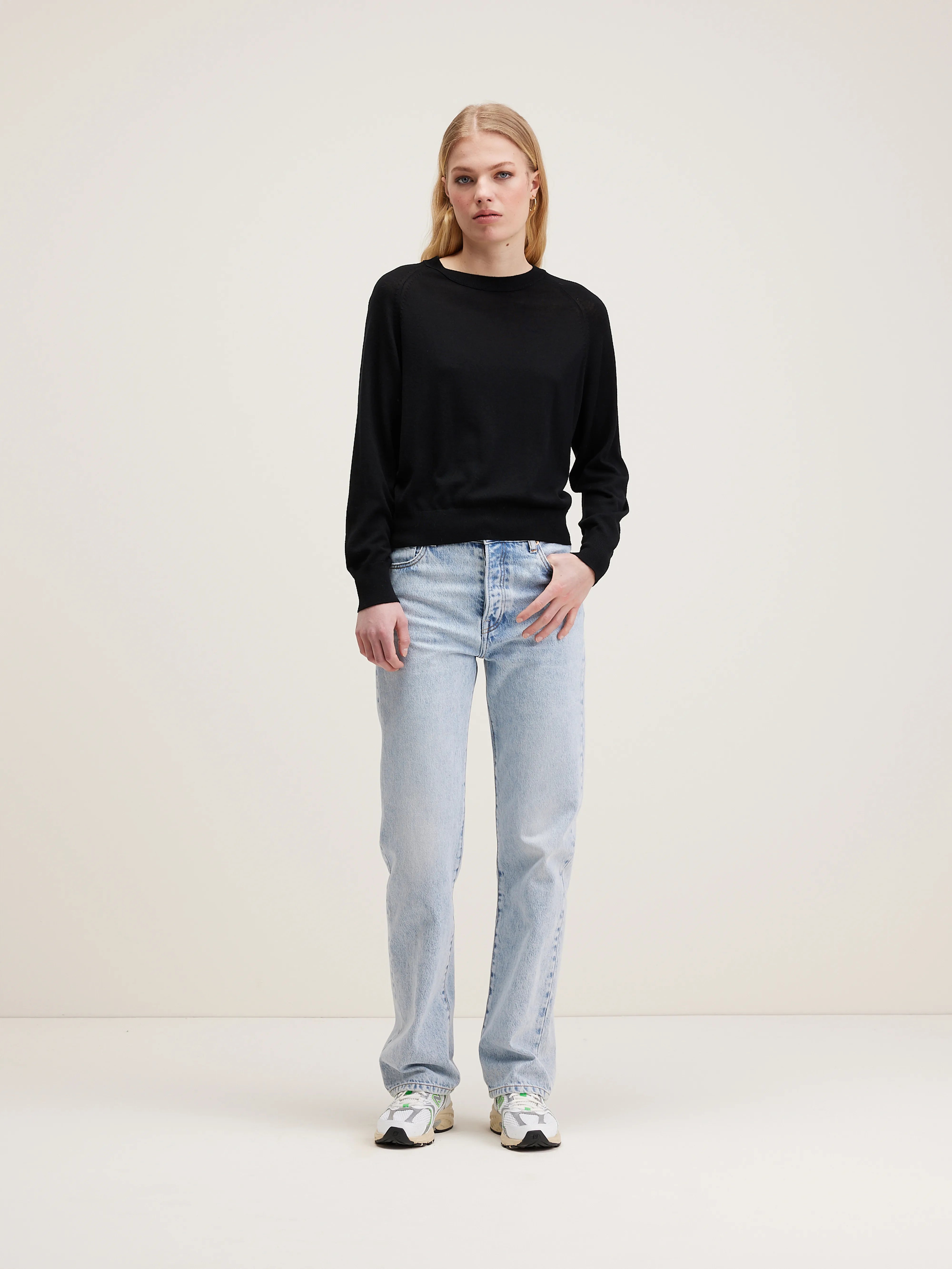 Delen Classic Sweater - Navy For Women | Bellerose