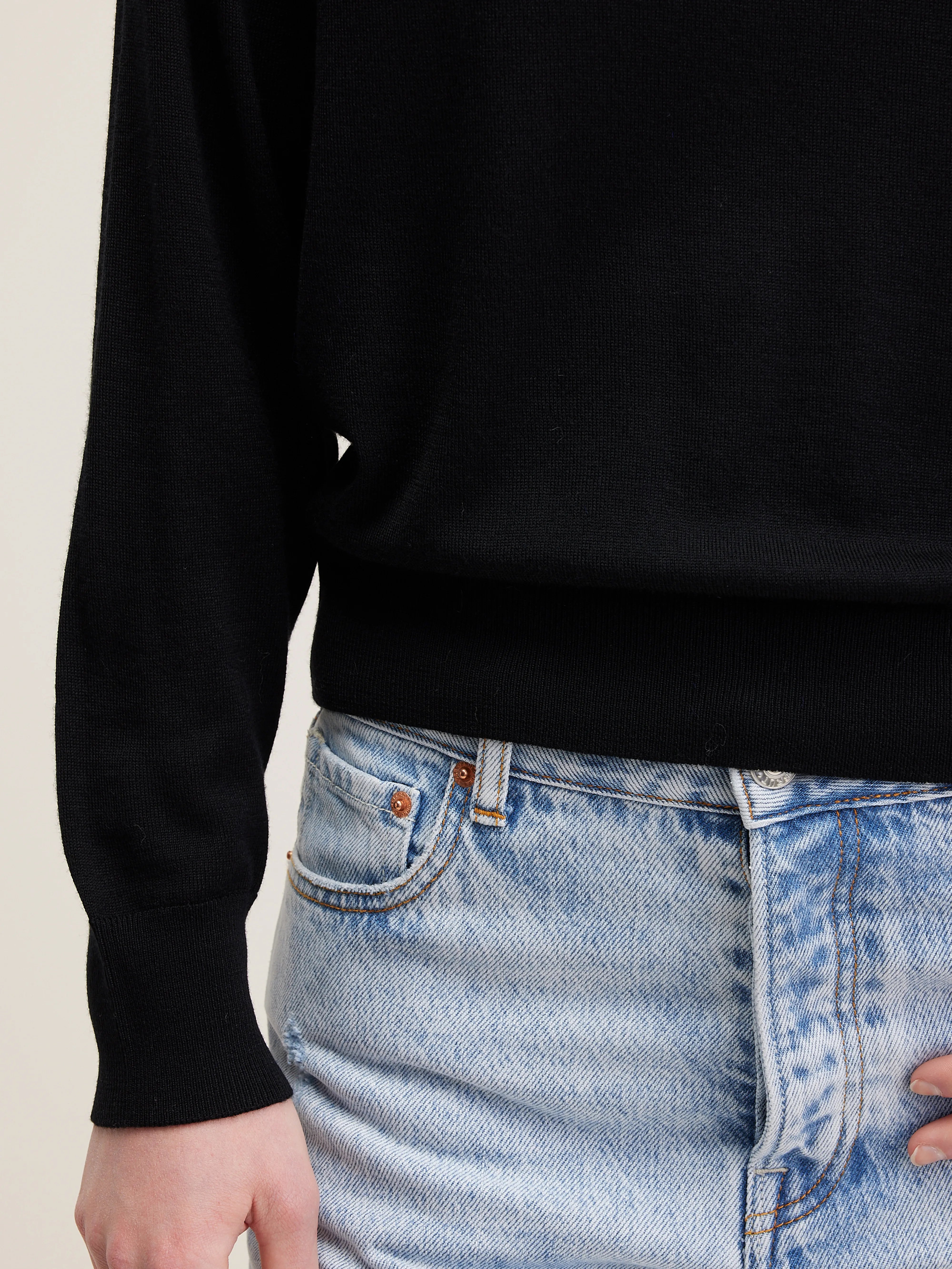 Pull classique Delen (242 / W / NAVY)