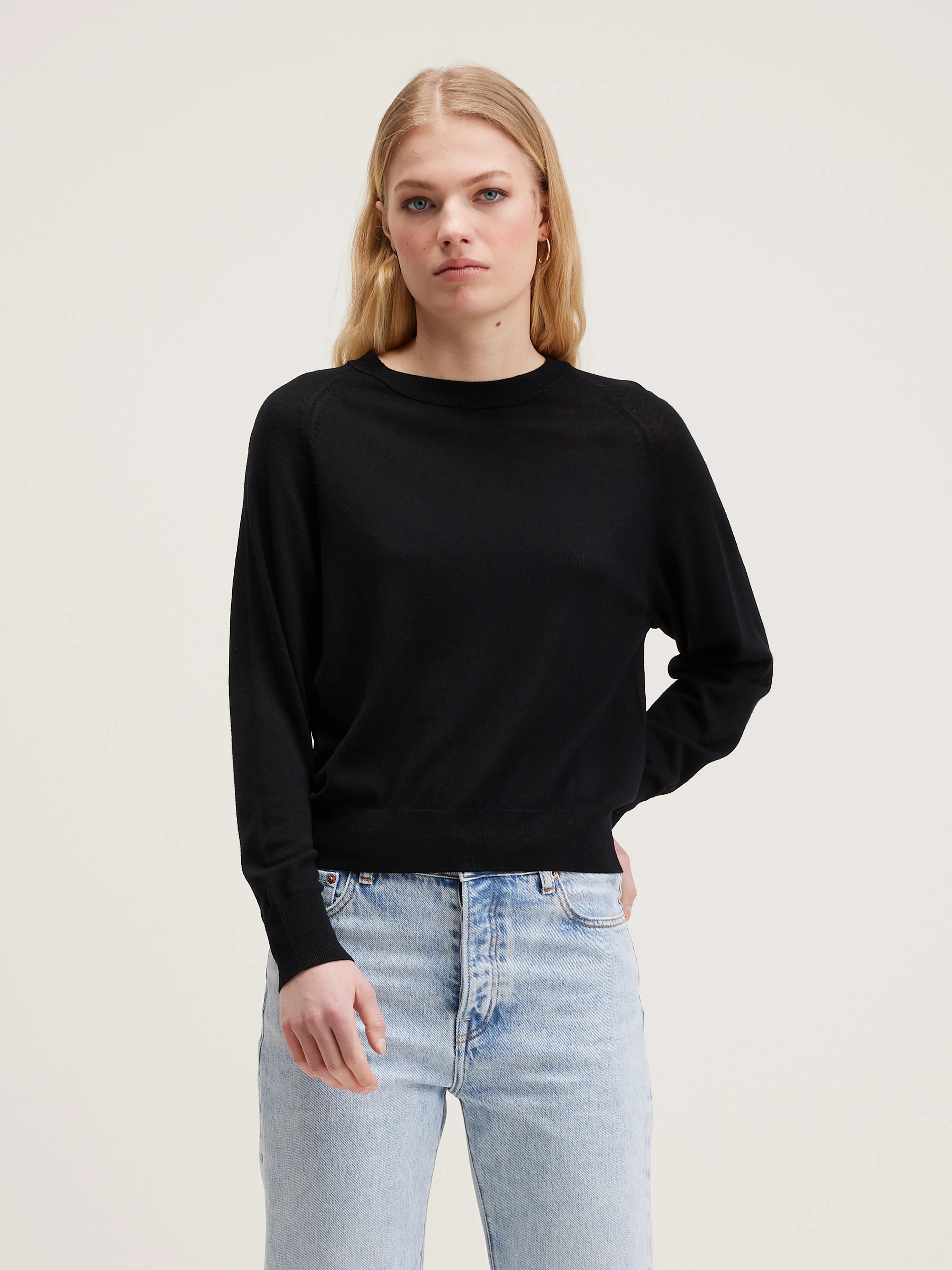 Delen Classic Sweater - Navy For Women | Bellerose