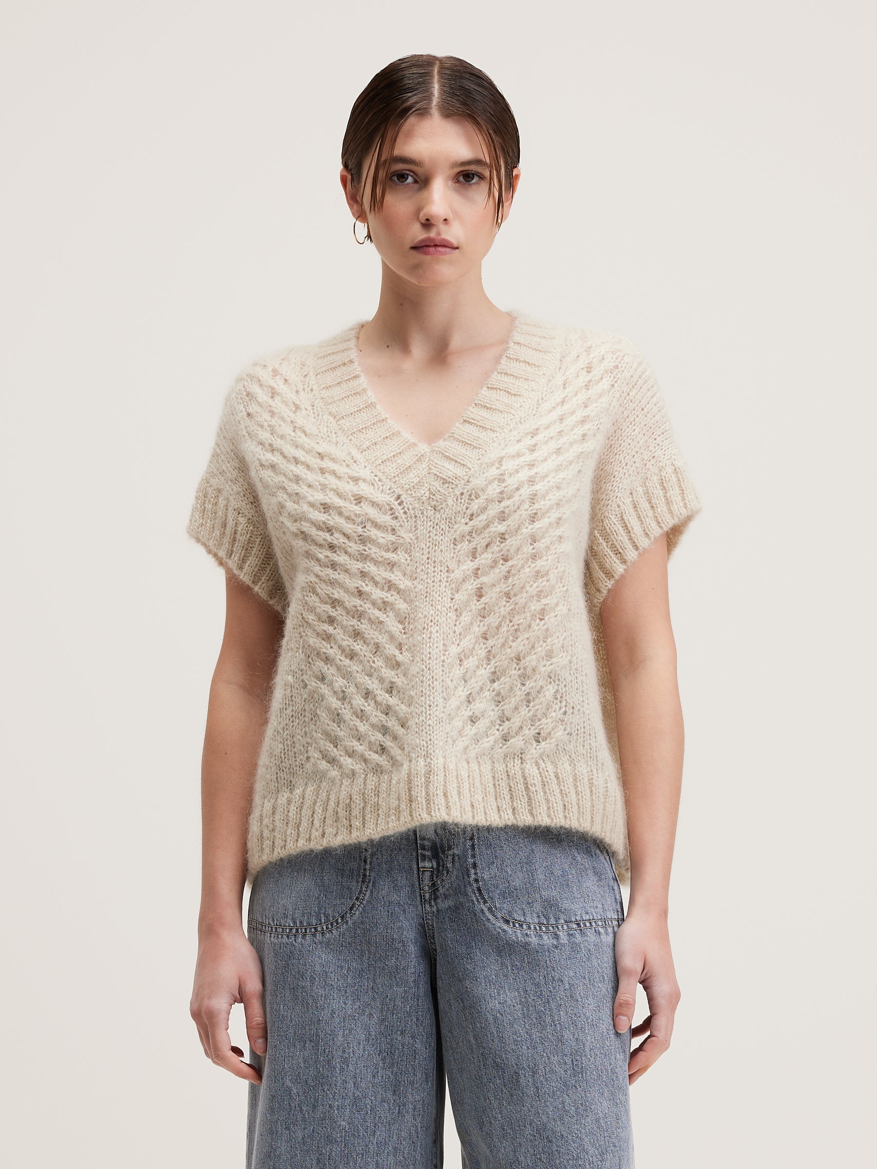 Abevy Sleeveless Sweater - Sable For Women | Bellerose