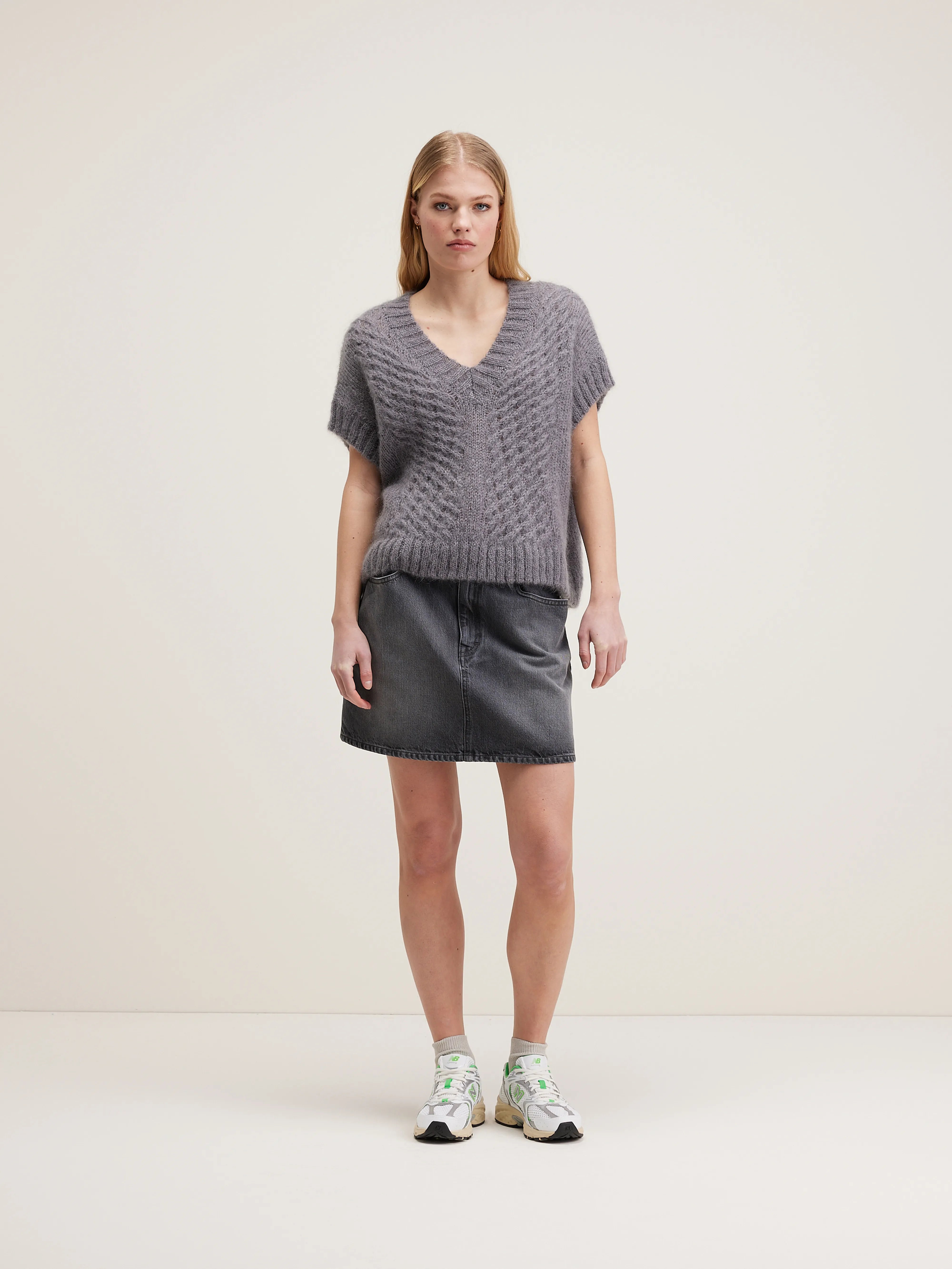 Pull Sans Manches Abevy - Orage Pour Femme | Bellerose