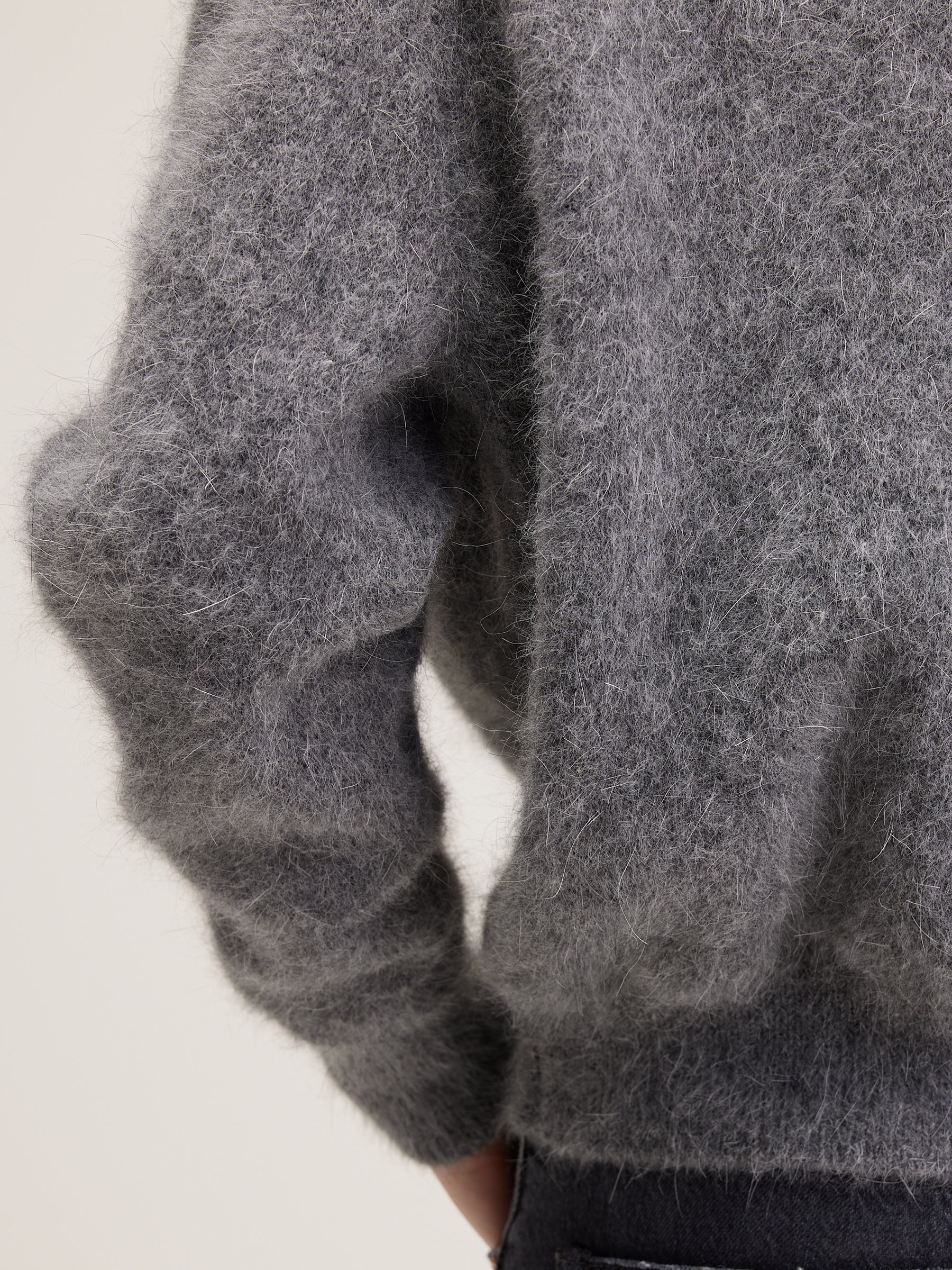 Datus angora-blend sweater (242 / W / MID GREY)