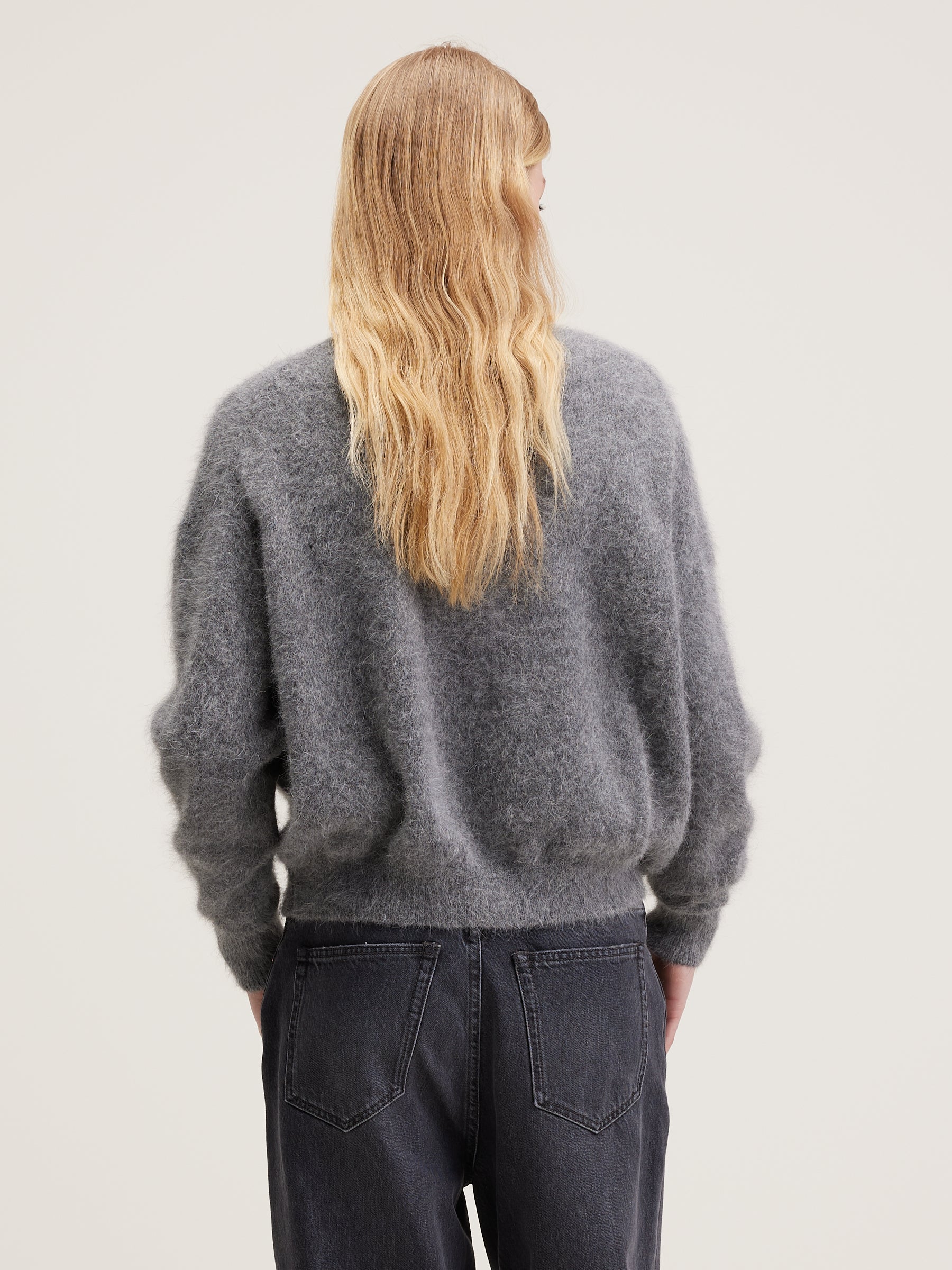 Datus Angora-blend Sweater - Mid grey For Women | Bellerose