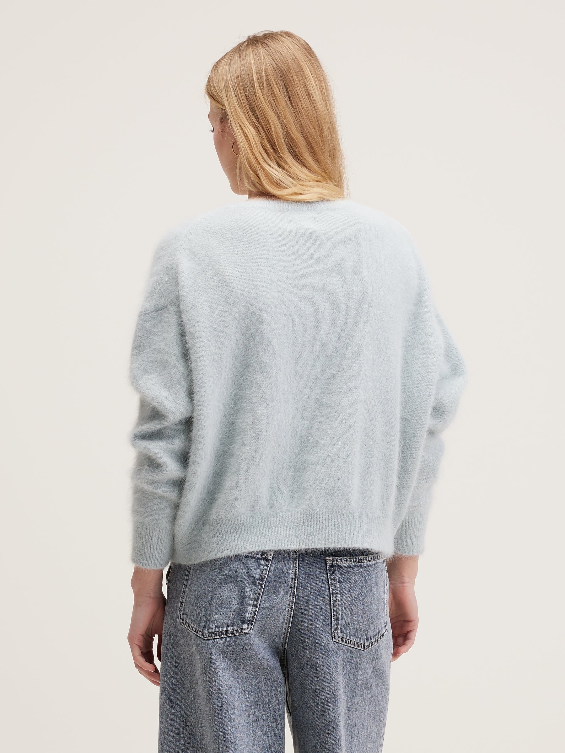 Datus Angora-blend Sweater - Givre For Women | Bellerose