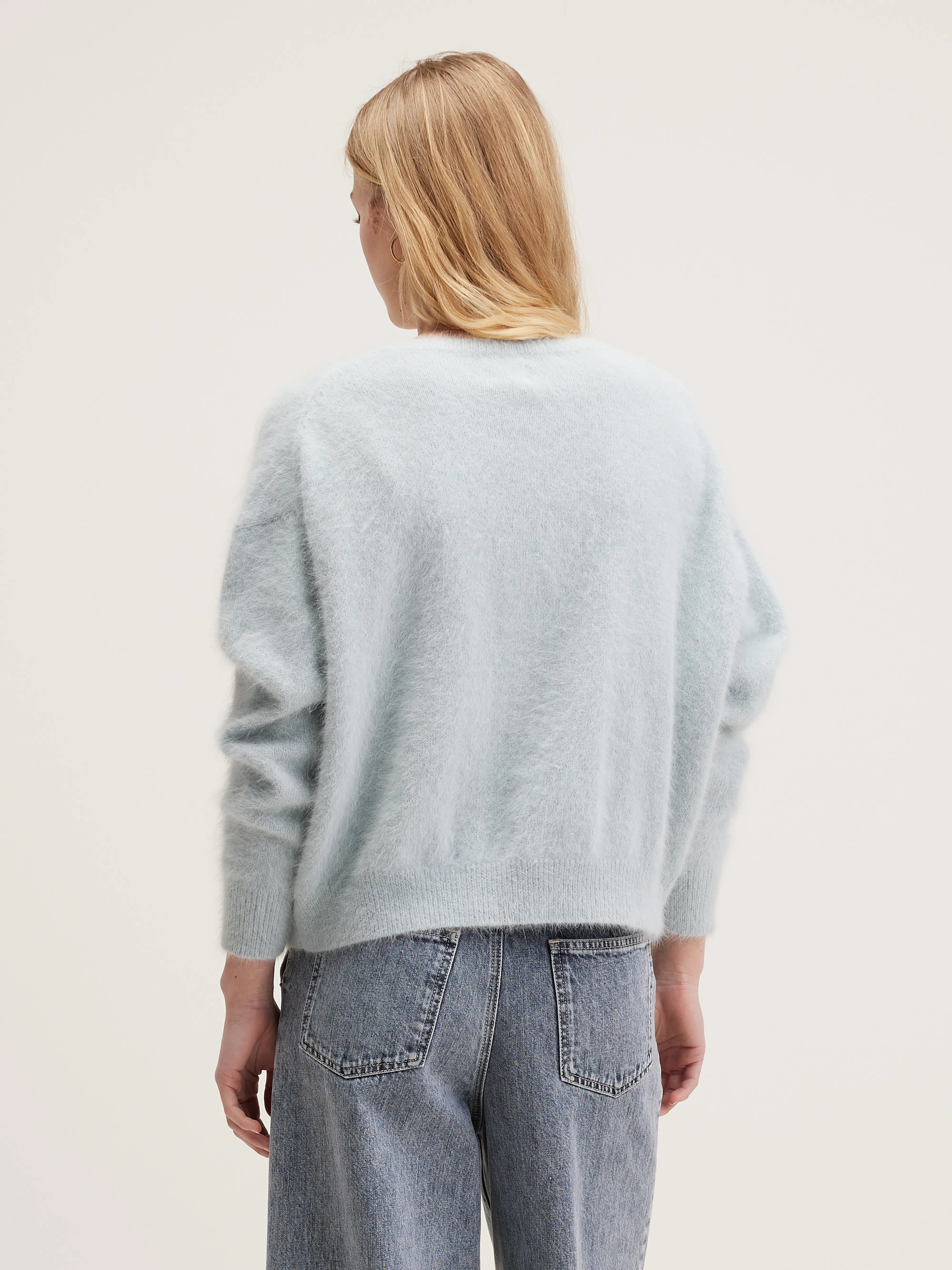 Pull En Angora Datus - Givre Pour Femme | Bellerose