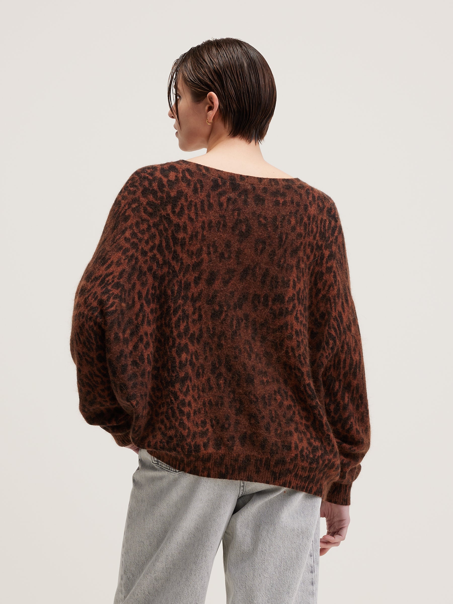 Pull En Angora Datus - Coffee Pour Femme | Bellerose