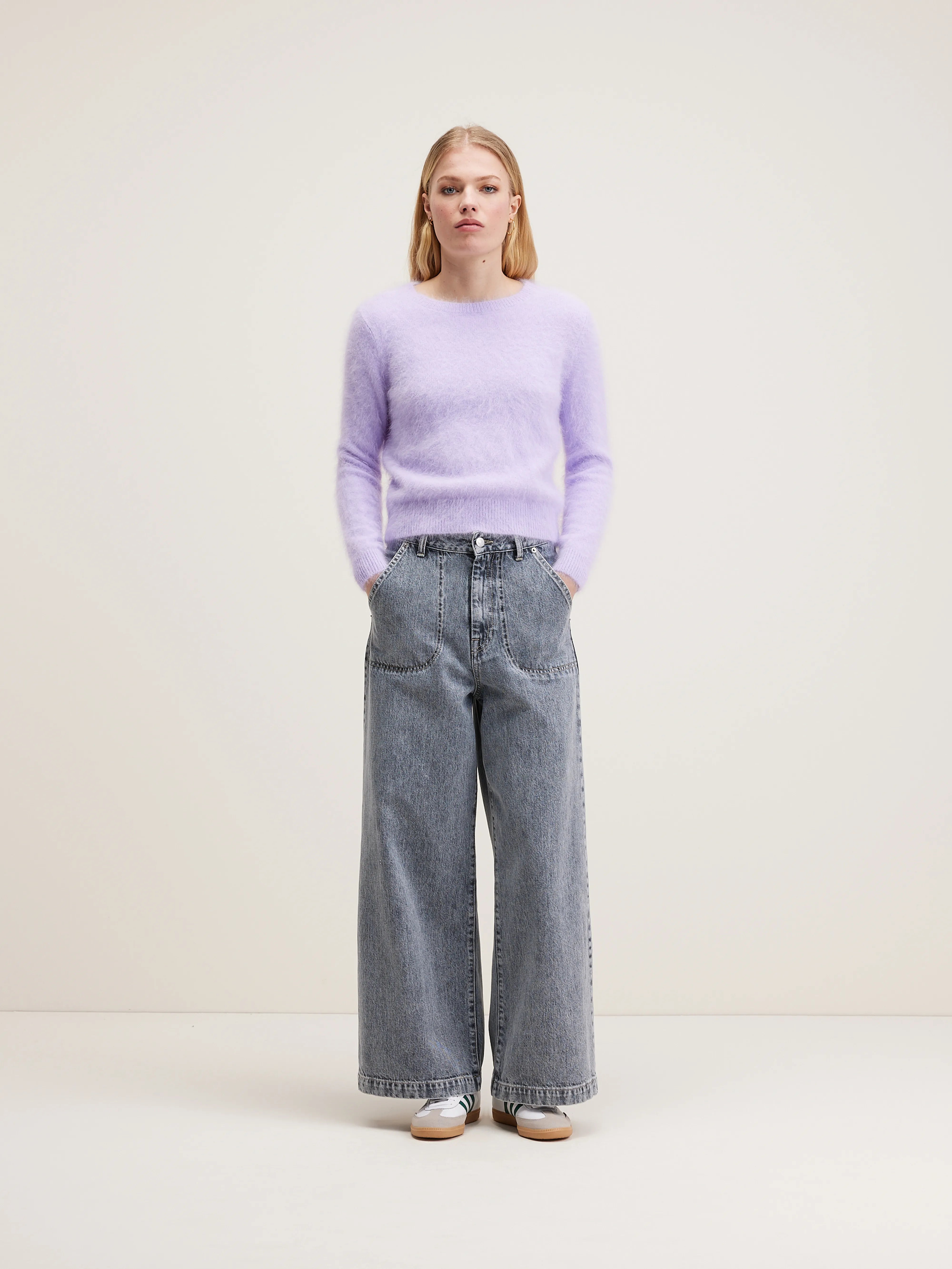 Datti Angora-blend Sweater - Bonbon For Women | Bellerose