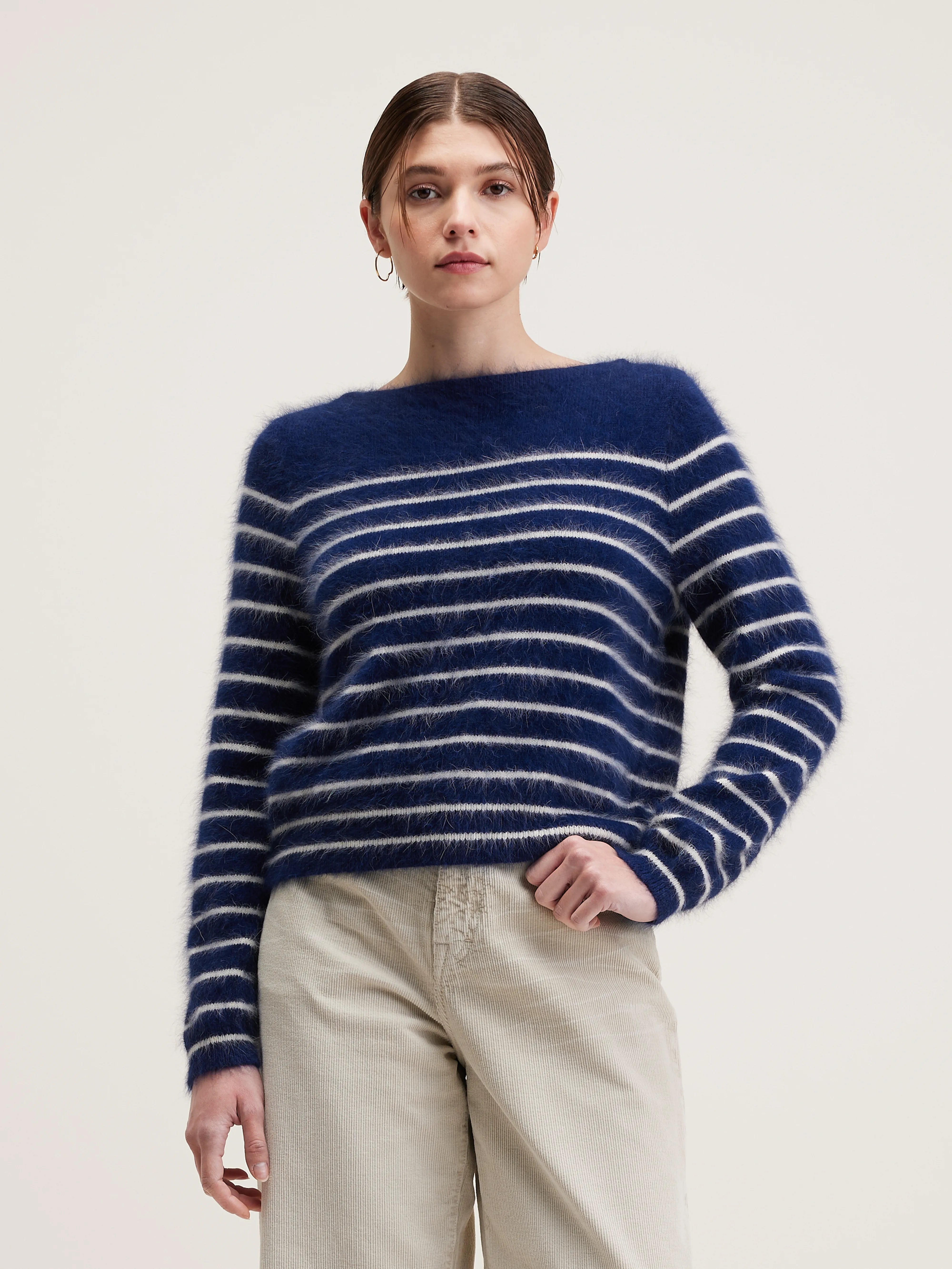 Pull en angora Dato (242 / W / STRIPE B)