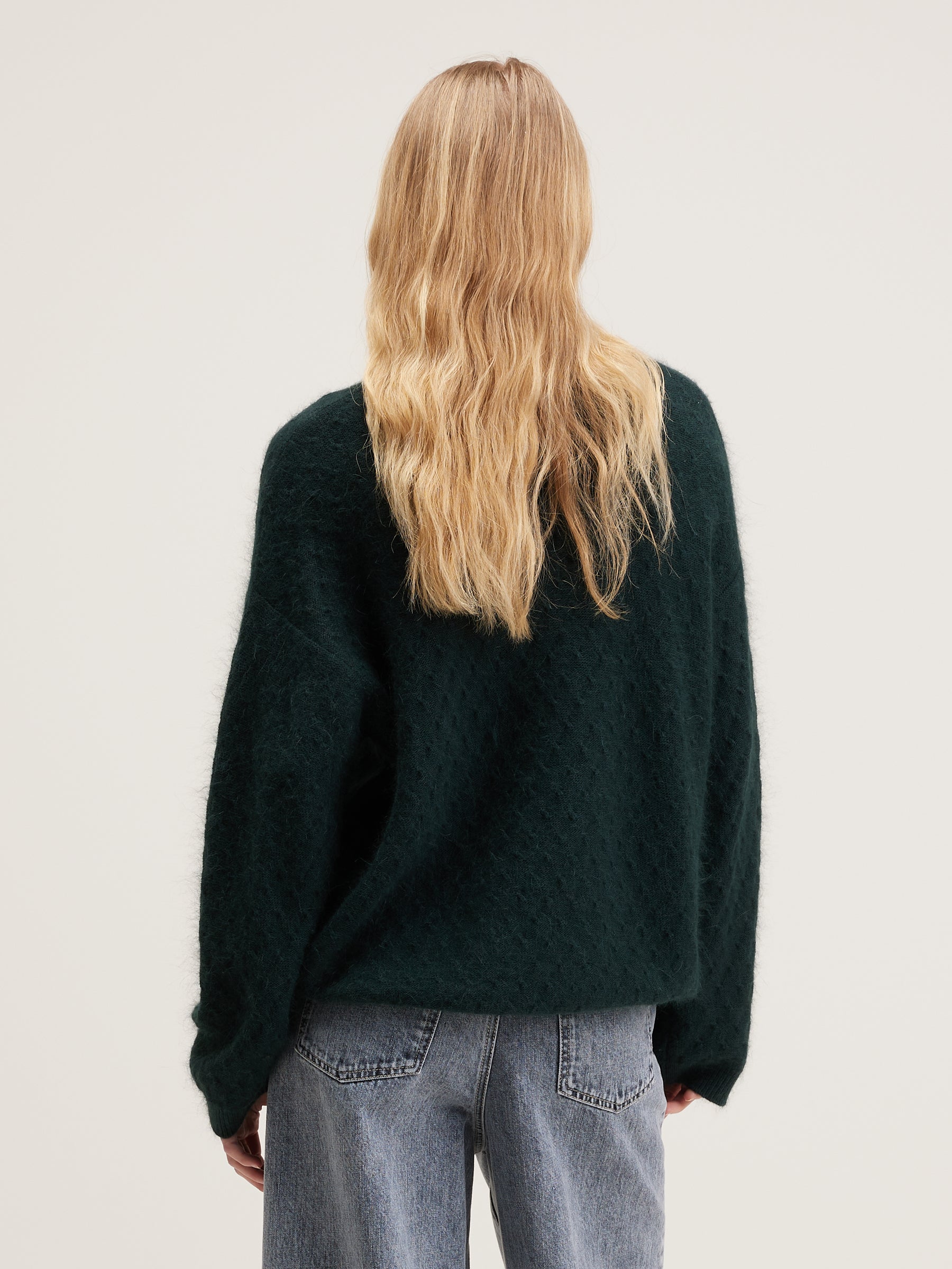 Dionie round-neck sweater (242 / W / BOTTLE)