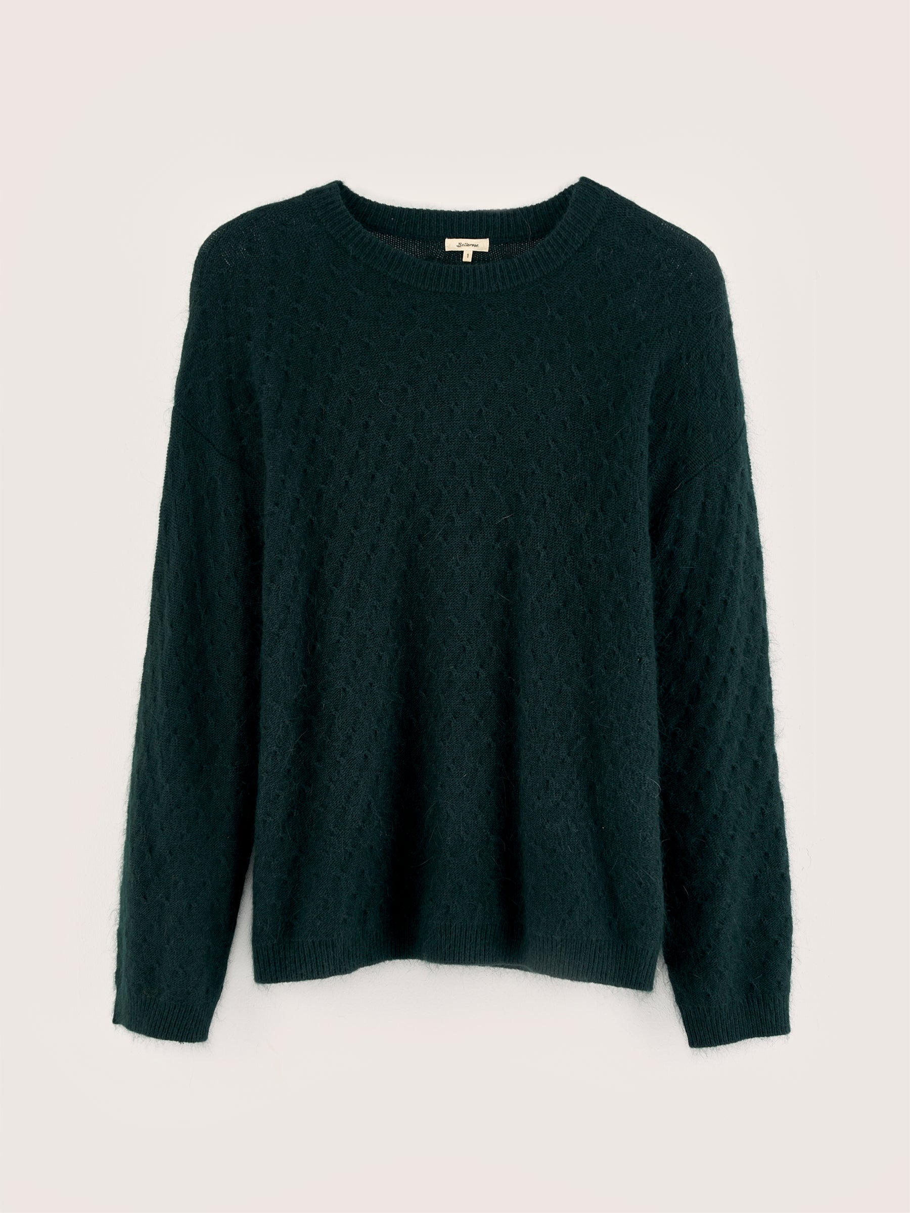 Pull col rond Dionie (242 / W / BOTTLE)