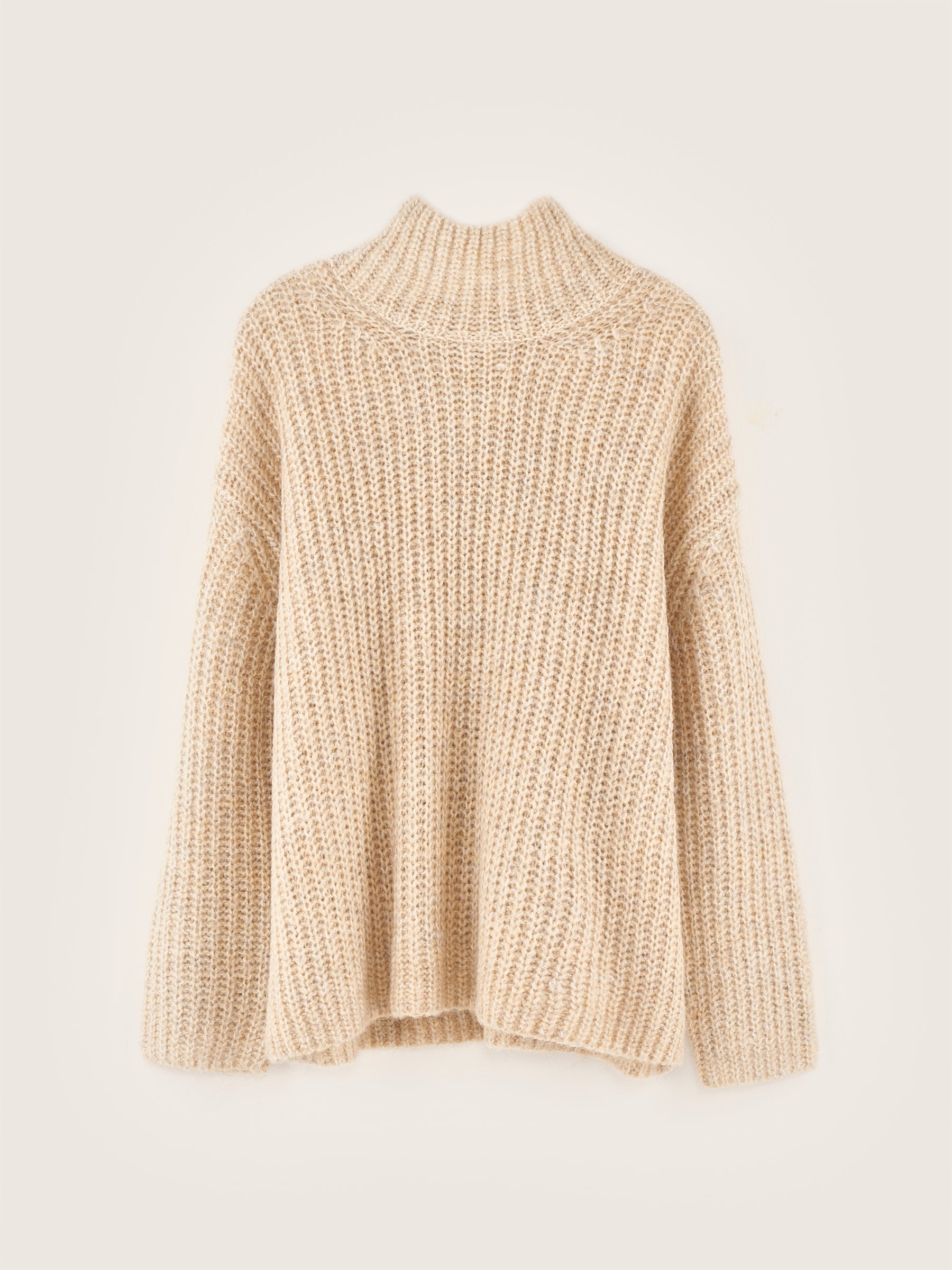 Pull Col Cheminée Gap - Oatmeal Pour Femme | Bellerose