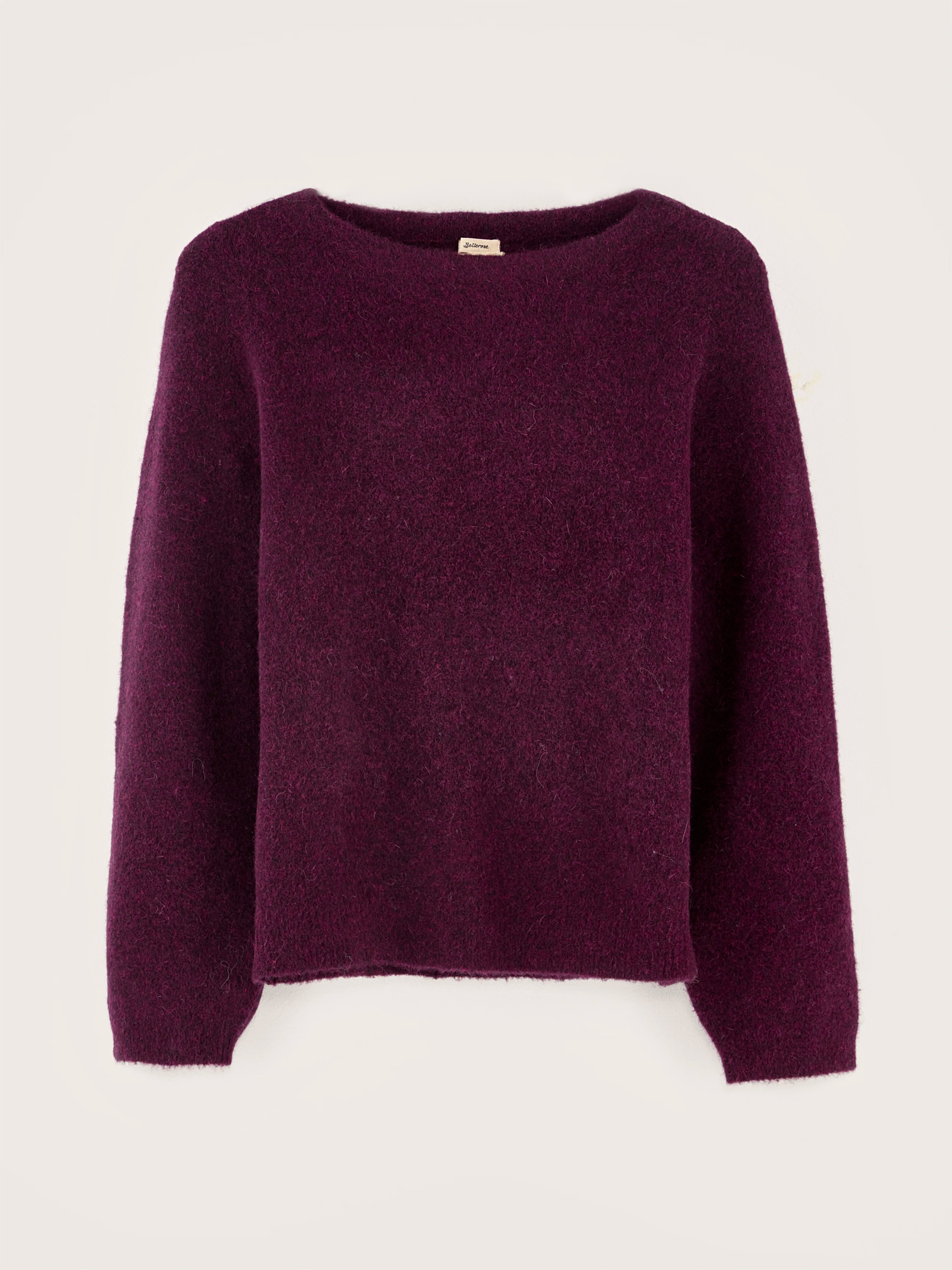 Deros round-neck sweater (242 / W / WINE)