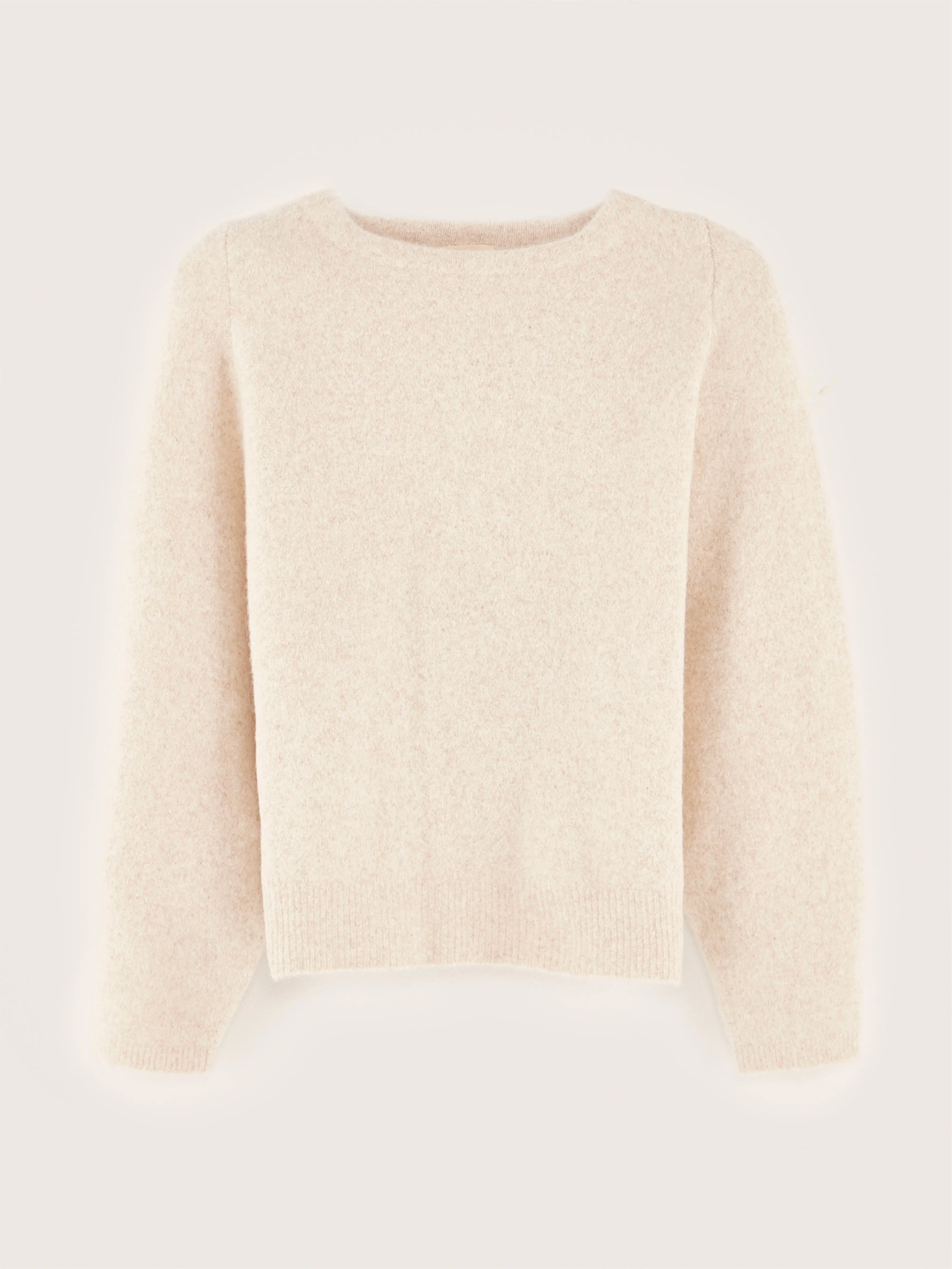 Deros round-neck sweater (242 / W / CREAM)