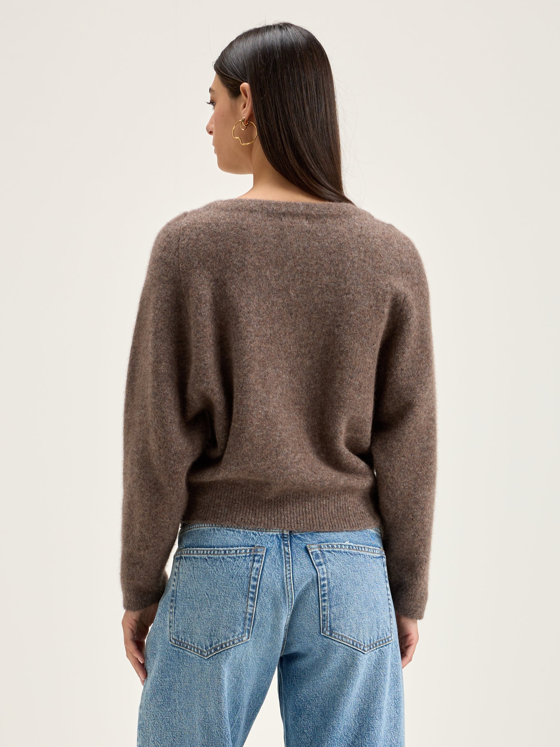 Deros round-neck sweater (242 / W / DUST)