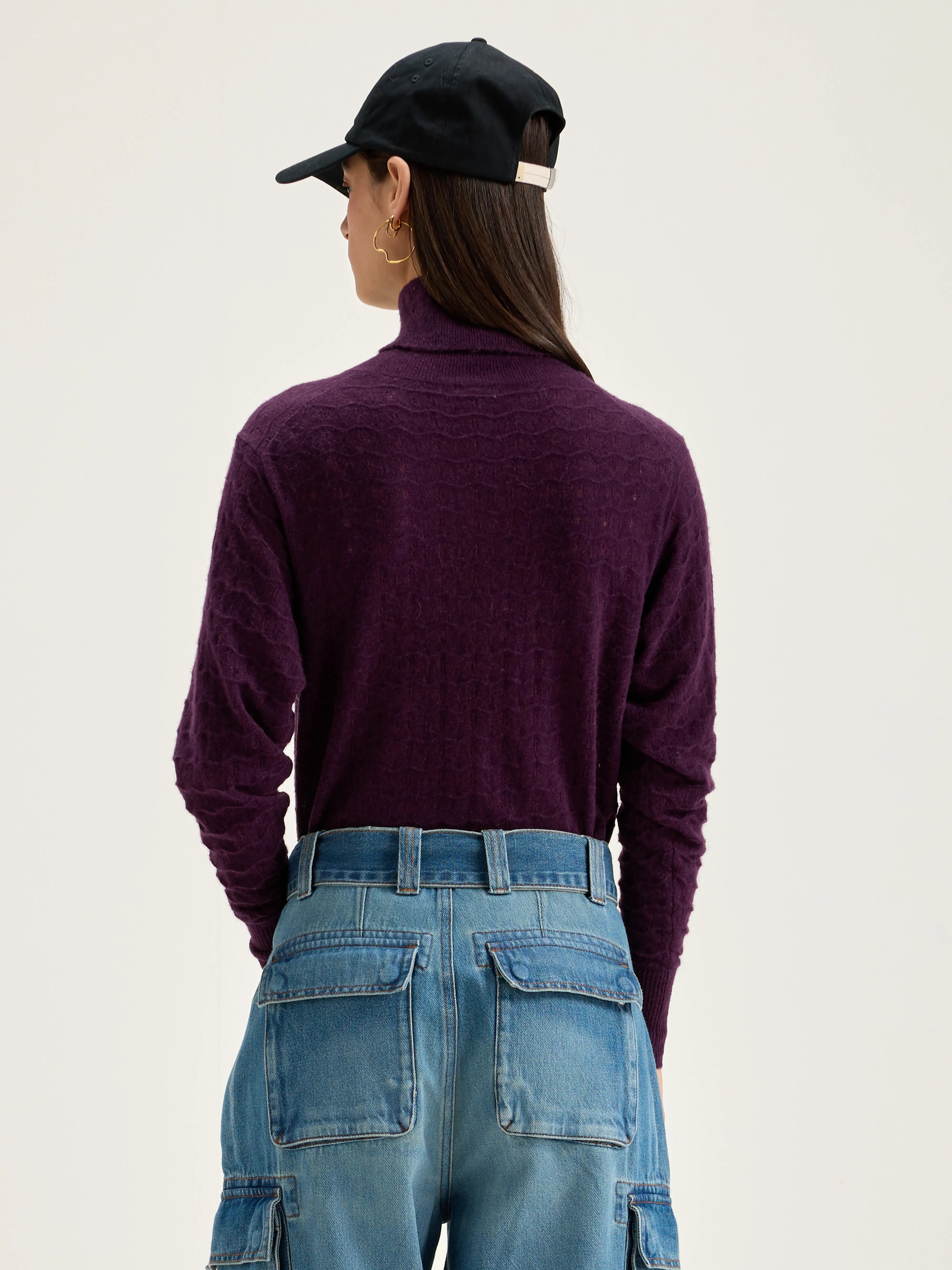 Run Turtleneck Sweater - Wine For Women | Bellerose